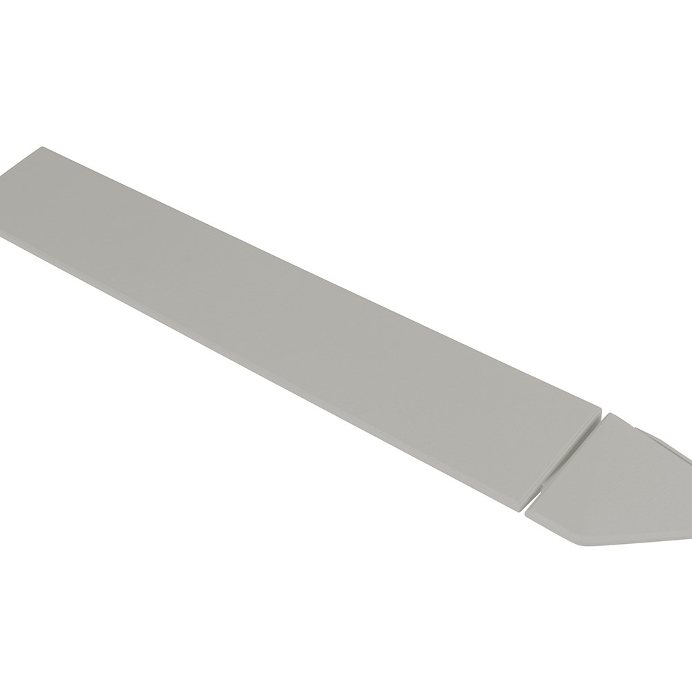 Hörnlist Hestraplattan Hestra Glacier Grey | golv - utegolv - trall-balkong | KakelKungen