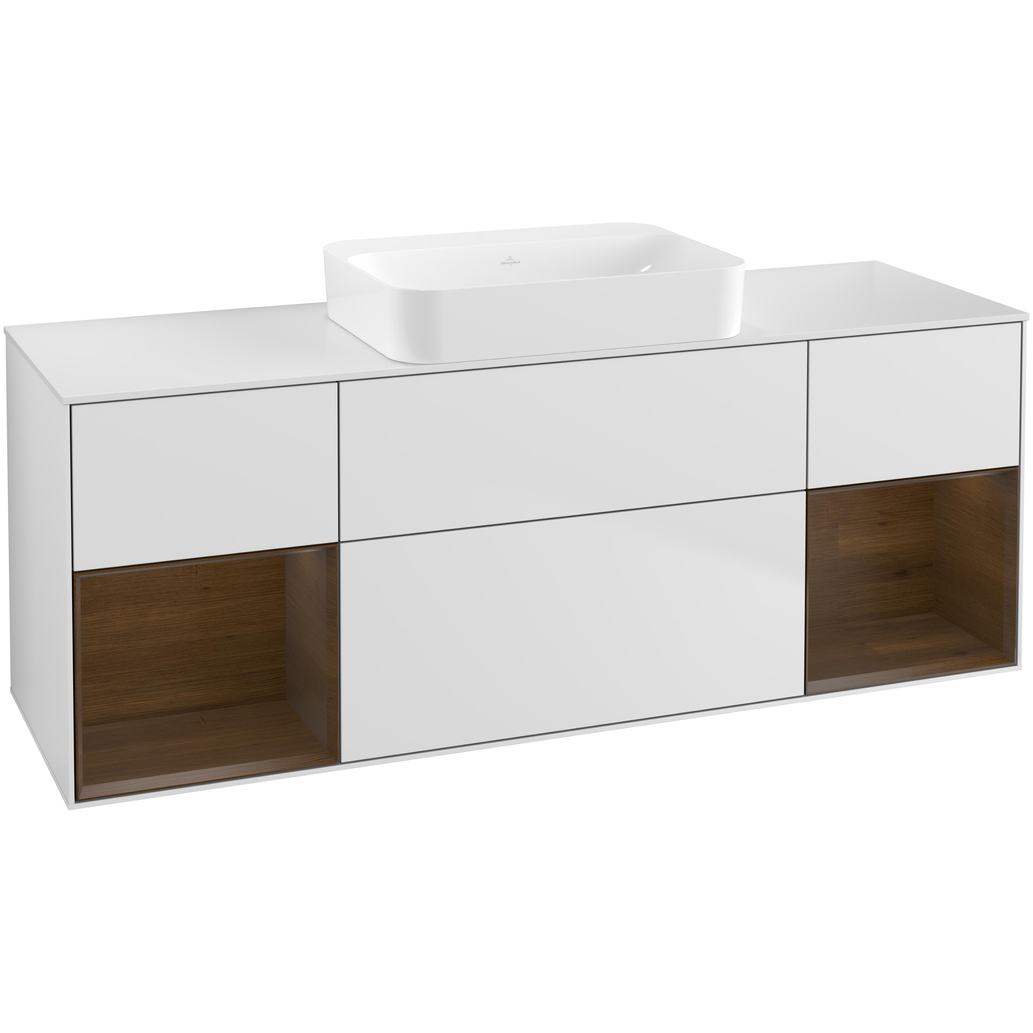 Tv&auml;ttst&auml;llssk&aring;p Villeroy & Boch Finion med Tv&aring; Hyllor och B&auml;nkskiva f&ouml;r Frist&aring;ende Tv&auml;ttst&auml;ll