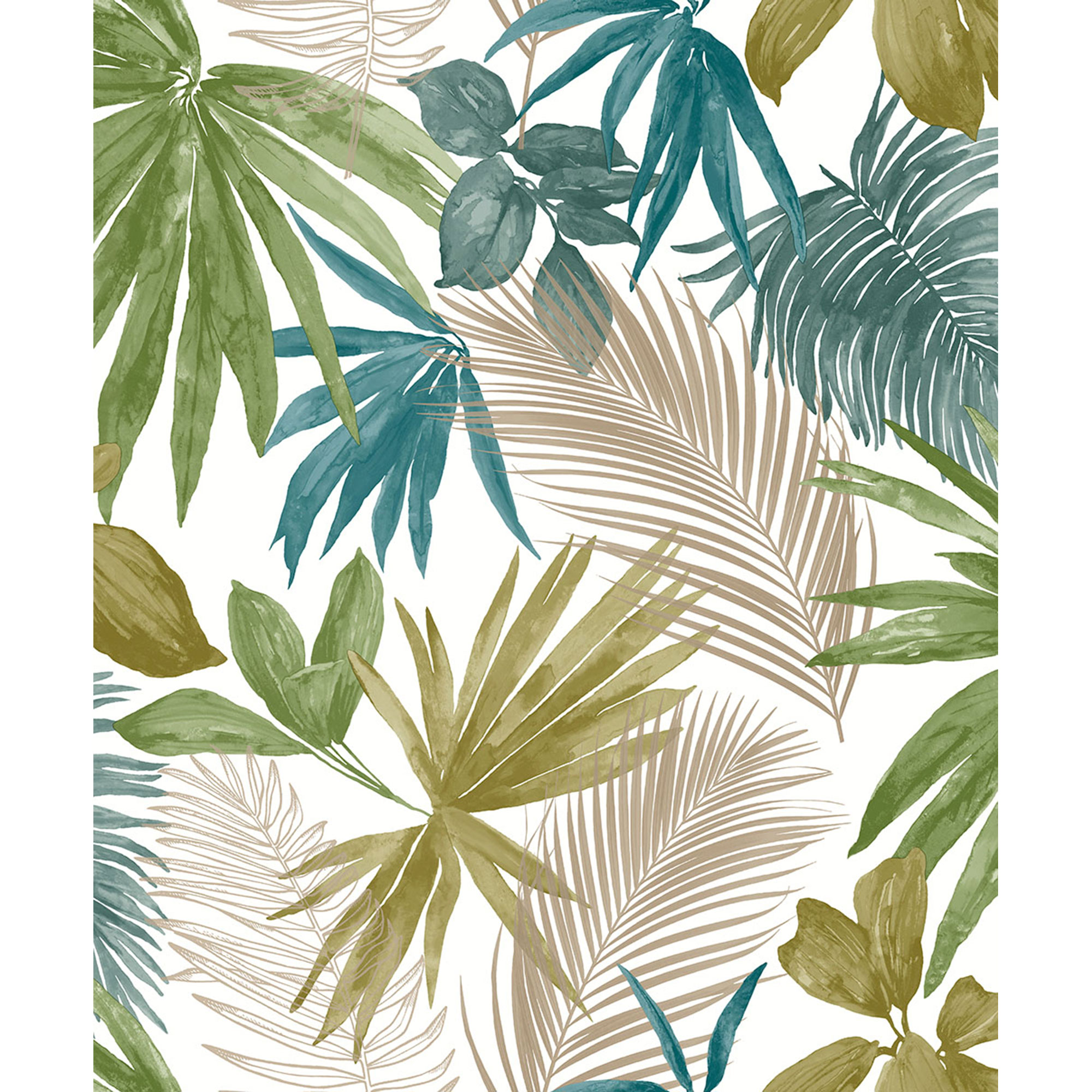 Tapet GrandecoLife Wild Palms JF3602 | golv - tapeter - monstrad-tapet | KakelKungen