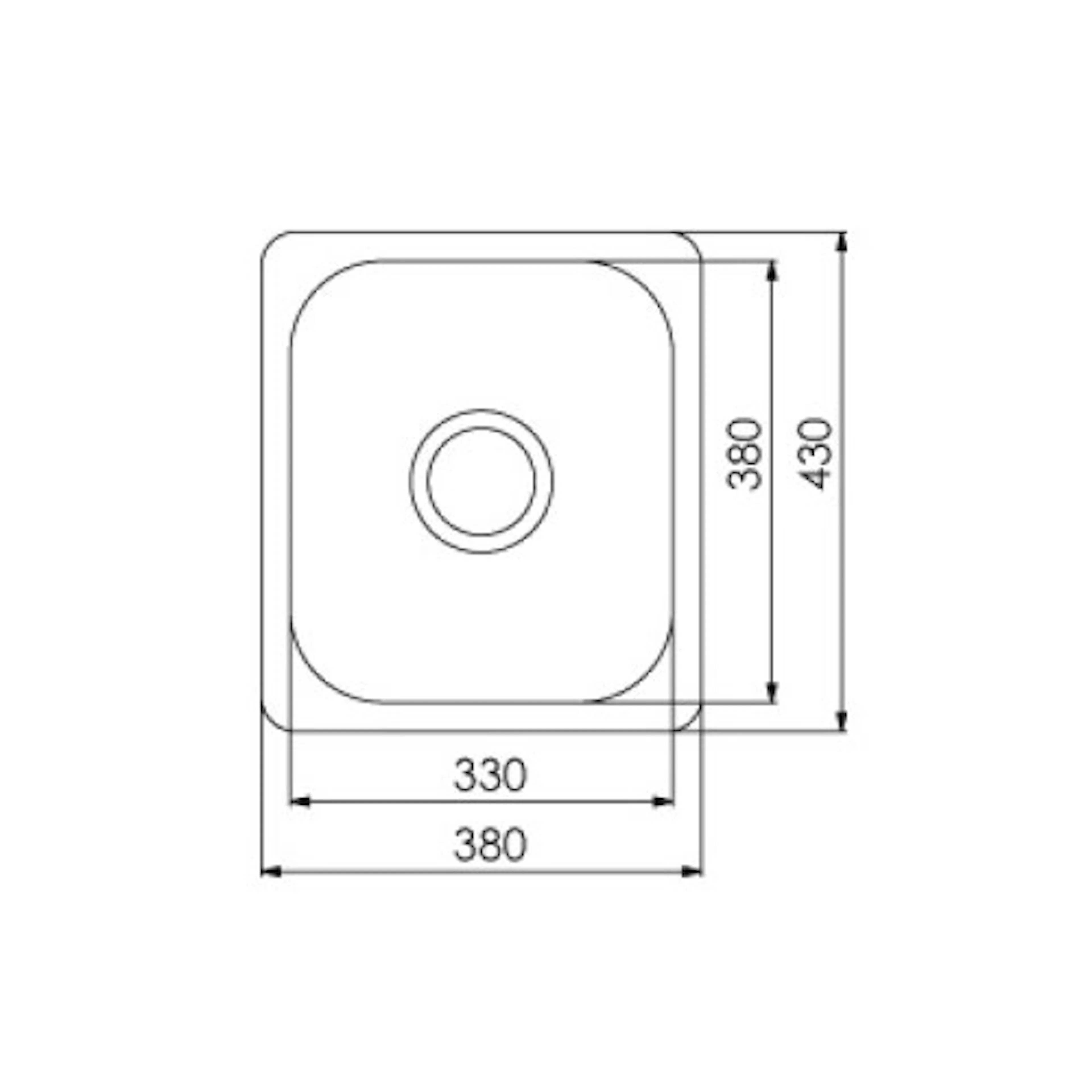 Kjøkkenvask Nordic Tech Rubin NR 330