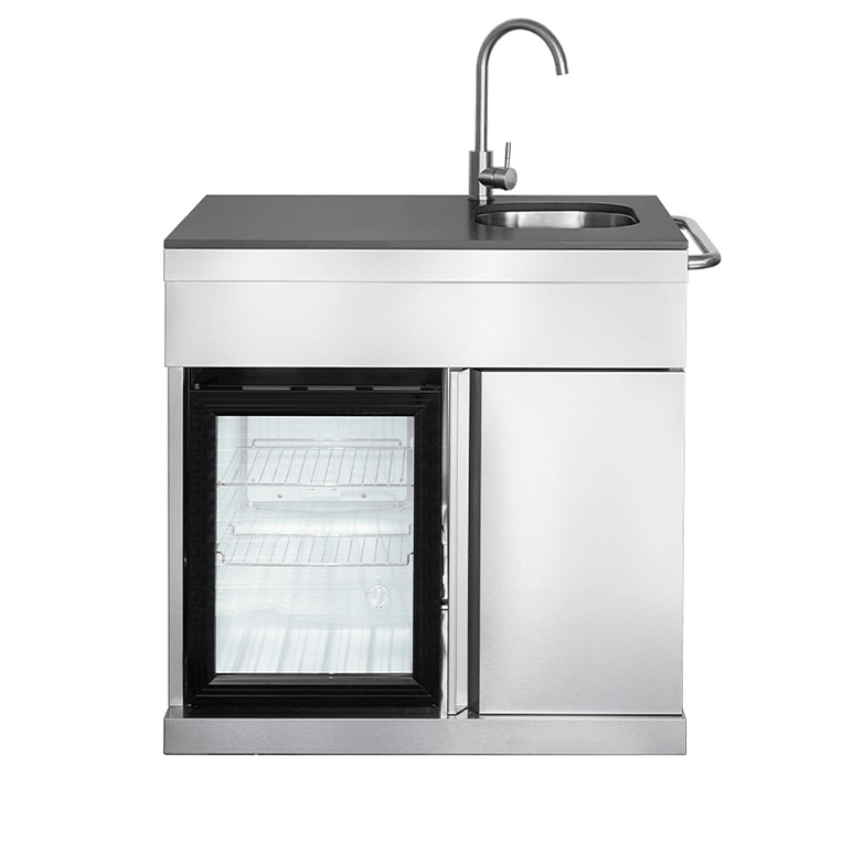 Frittstående Utekjøkken Myoutdoorkitchen Pure Plus Rustfritt
