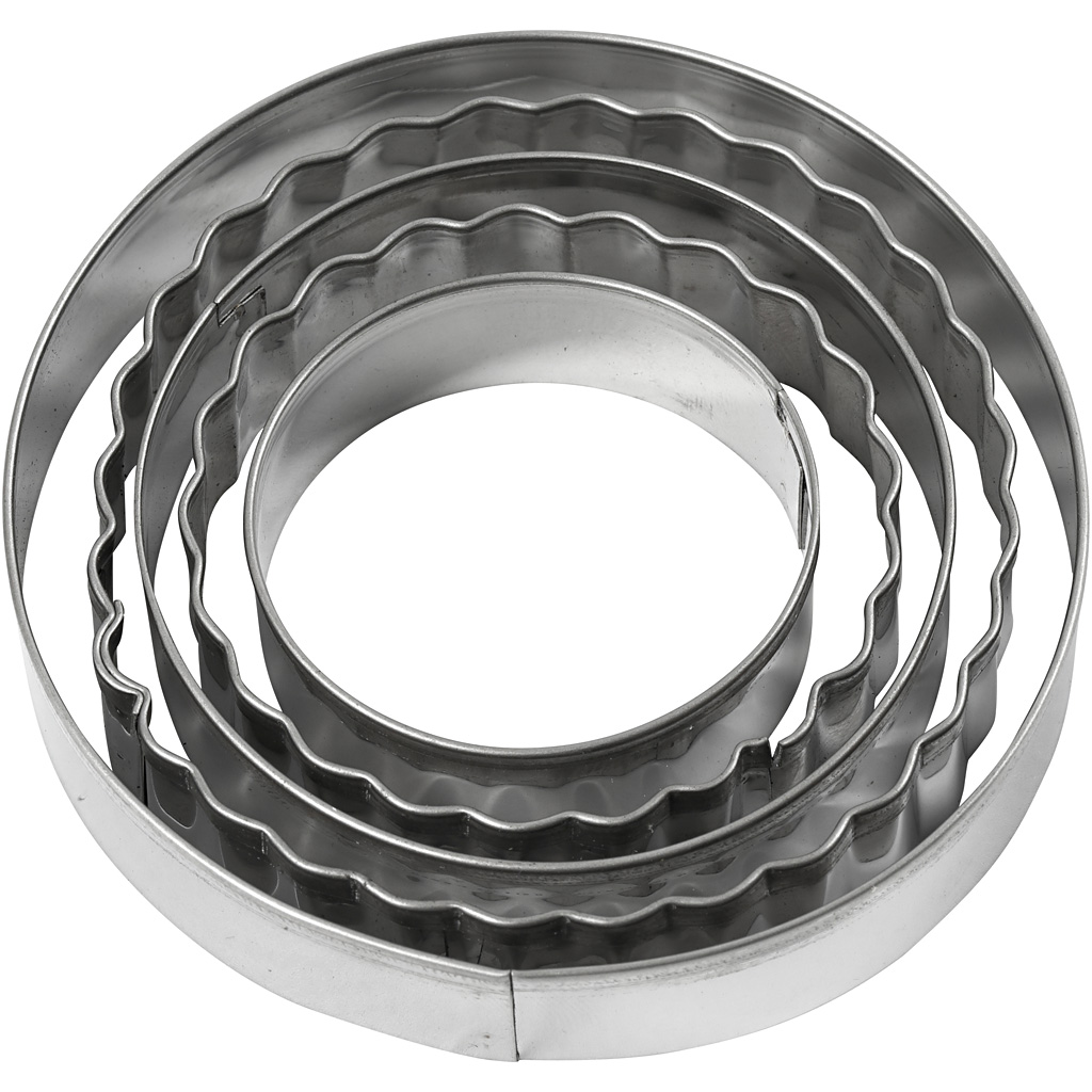 Utstikkerformer Creativ Company Sirkel Str 8 cm 5 St/1 Pk