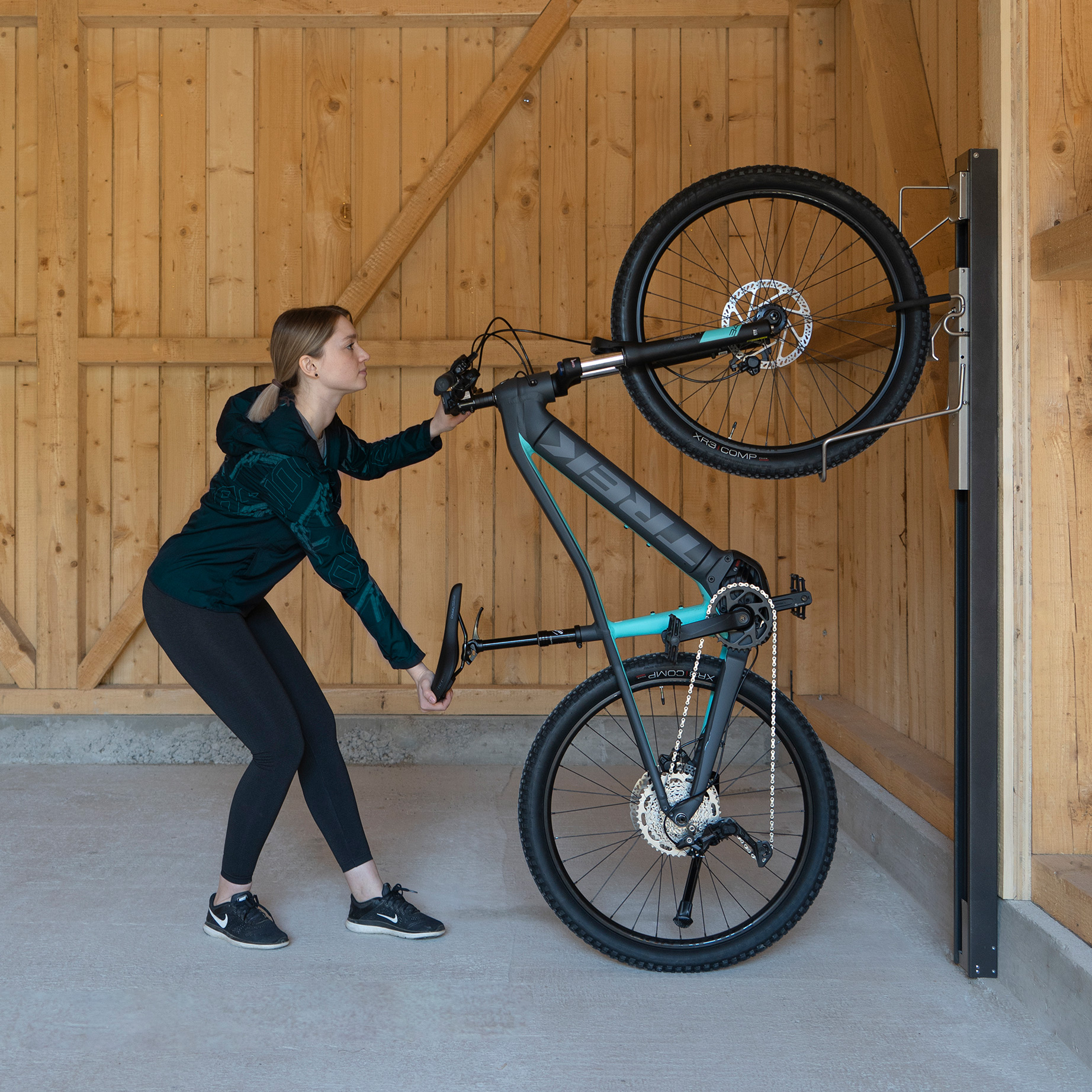 Sykkelstativ Biohort BikeLift Standard for Veggmontering