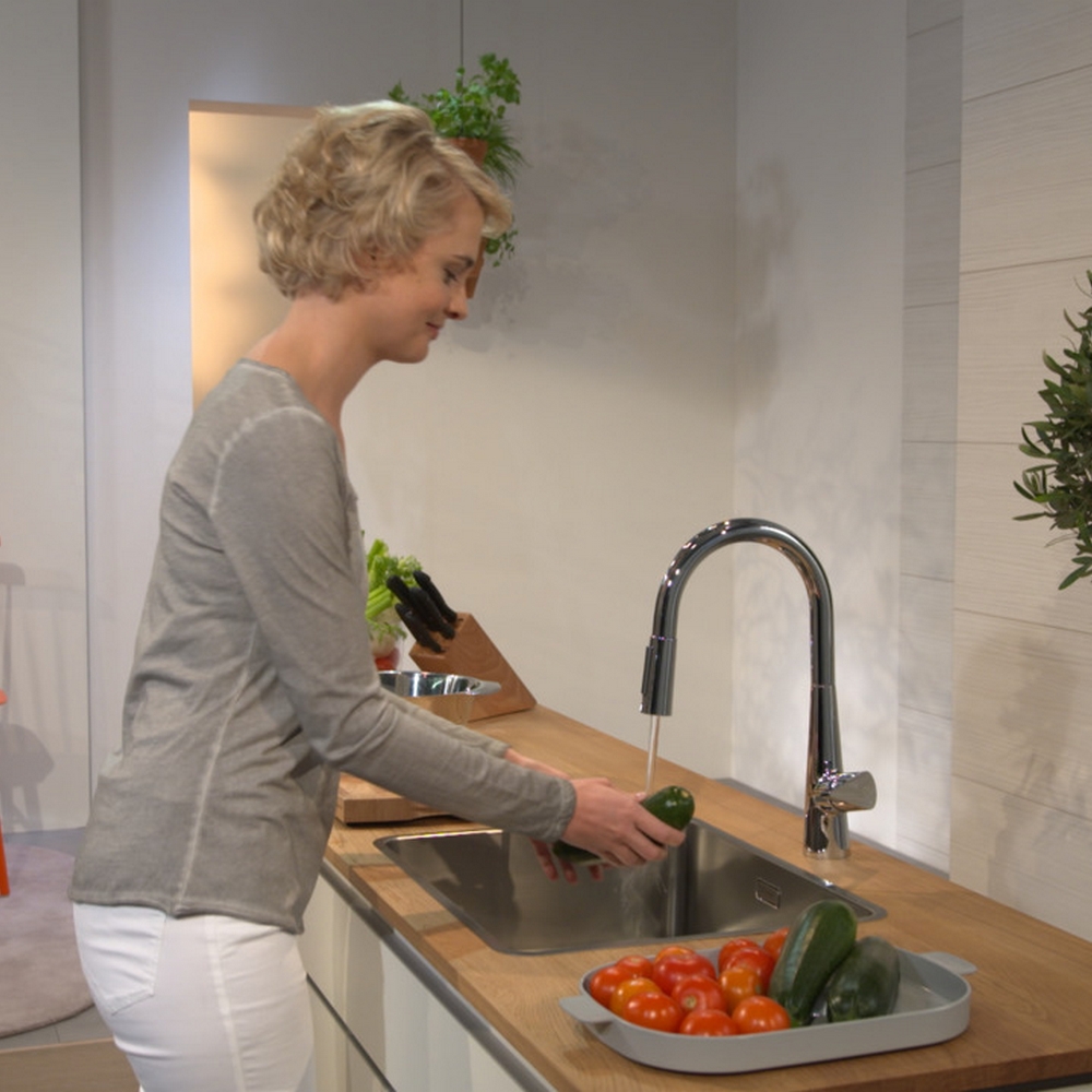 Kjøkkenbatteri Hansgrohe Talis S 200 med Uttrekkbar Tut