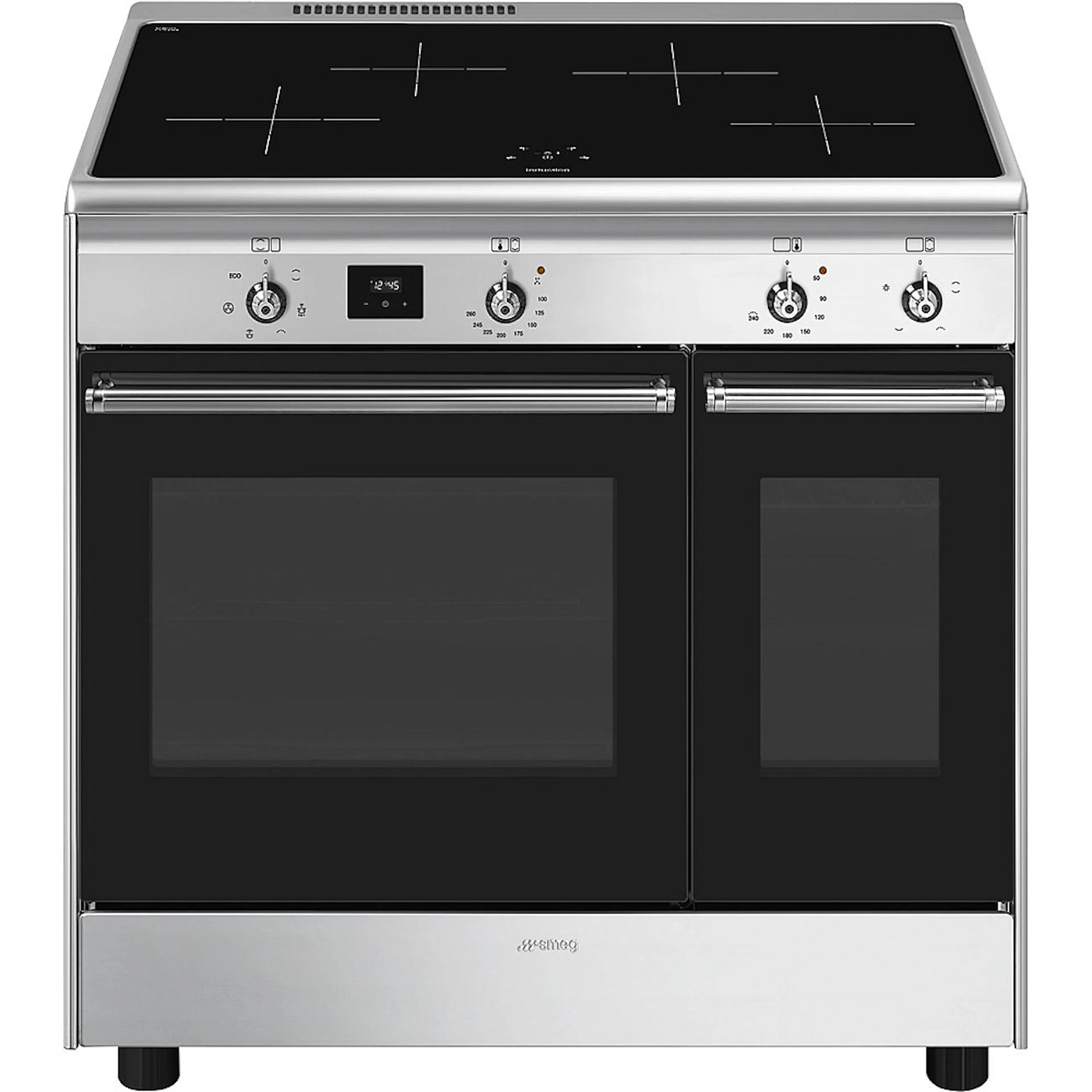 Inbyggingsovn Smeg - CX92IM, Rustfri med Dobbelovn