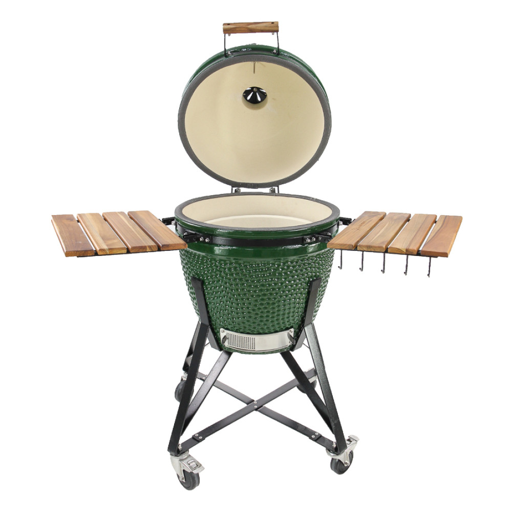 Kamadogrill Kamado Sumo Midi 21" Grønn, Kullgrill med Grillrist