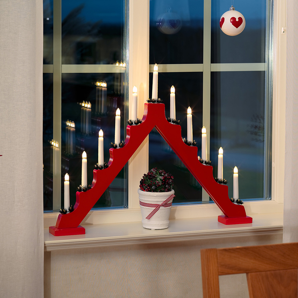 Adventstake Gnosjö Konstsmide 11L med Mansjetter