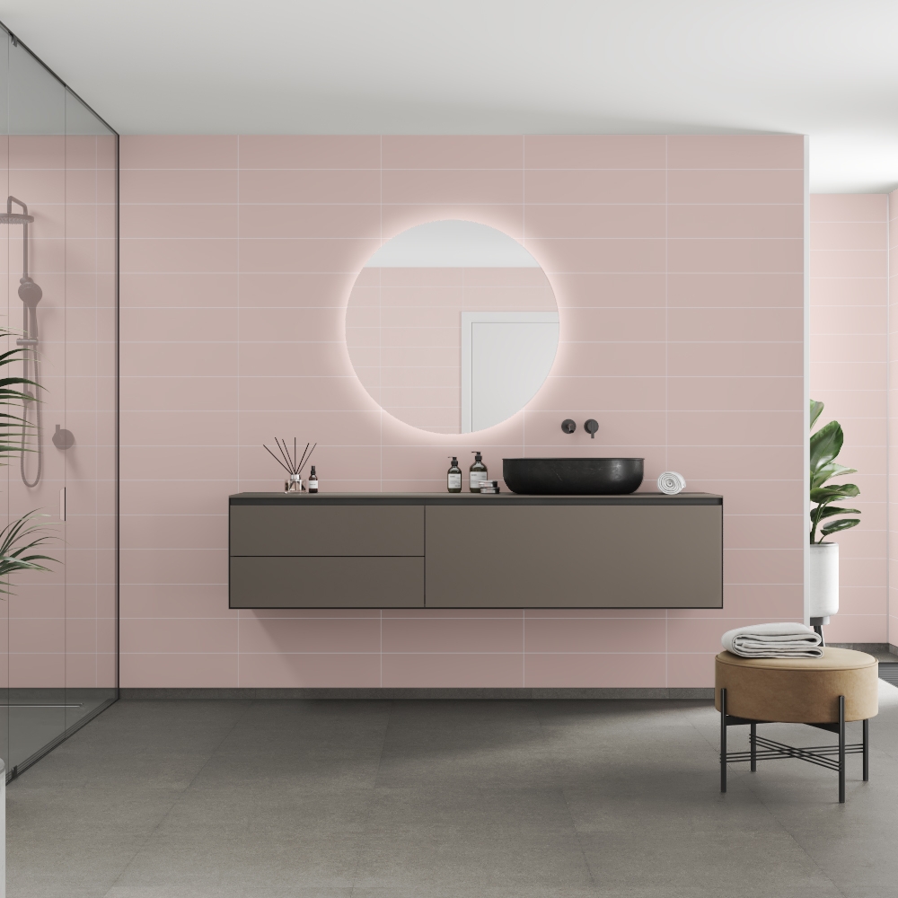 Baderomspanel Fibo 5218-M6015 Dusky Pink