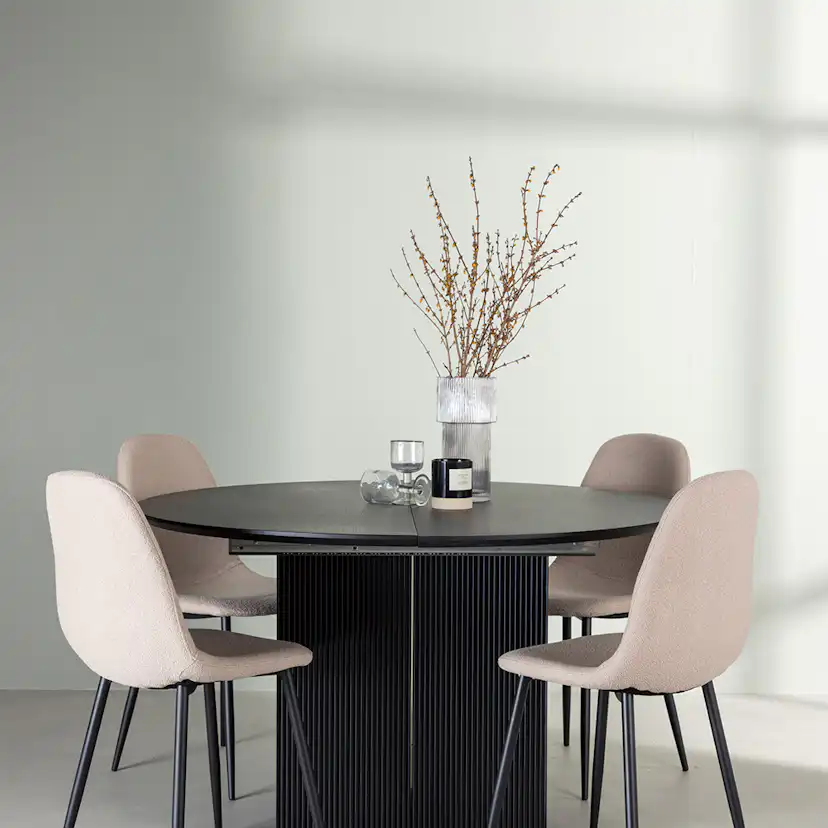 Spisegruppe Venture Home Matilda med 4 Polar Stoler