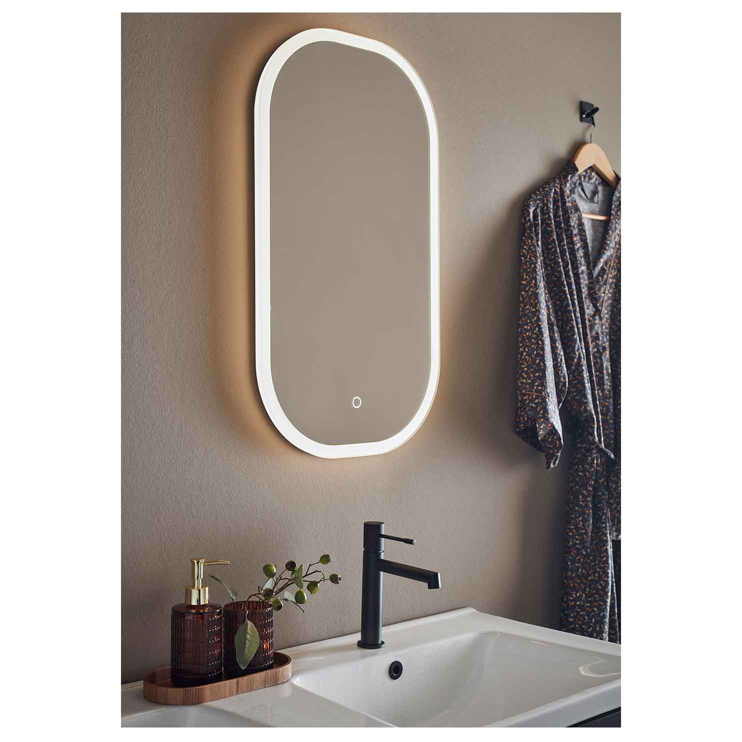 Speil Hafa Store Soft Led