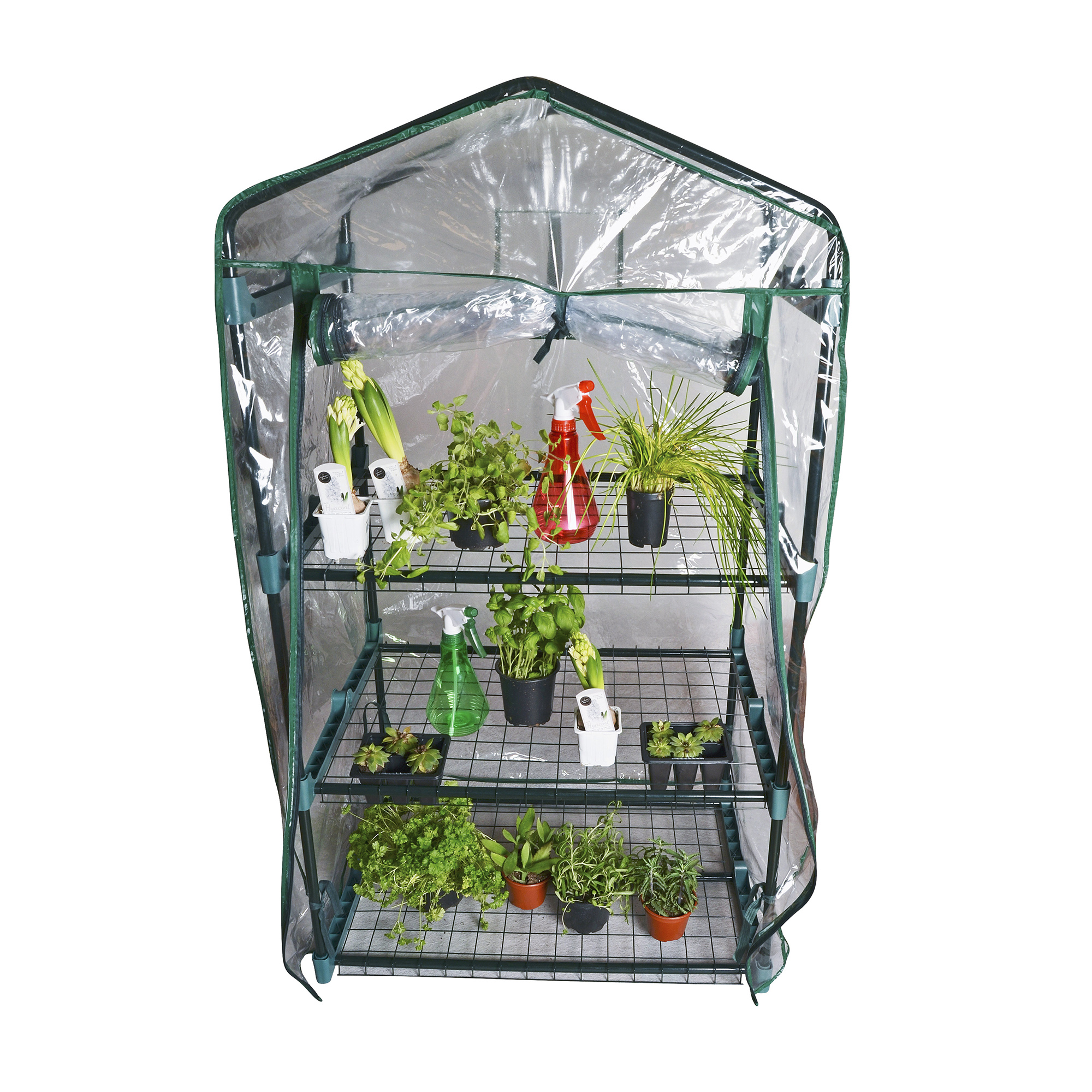 Drivhus Green It Mini med 3 Hyller