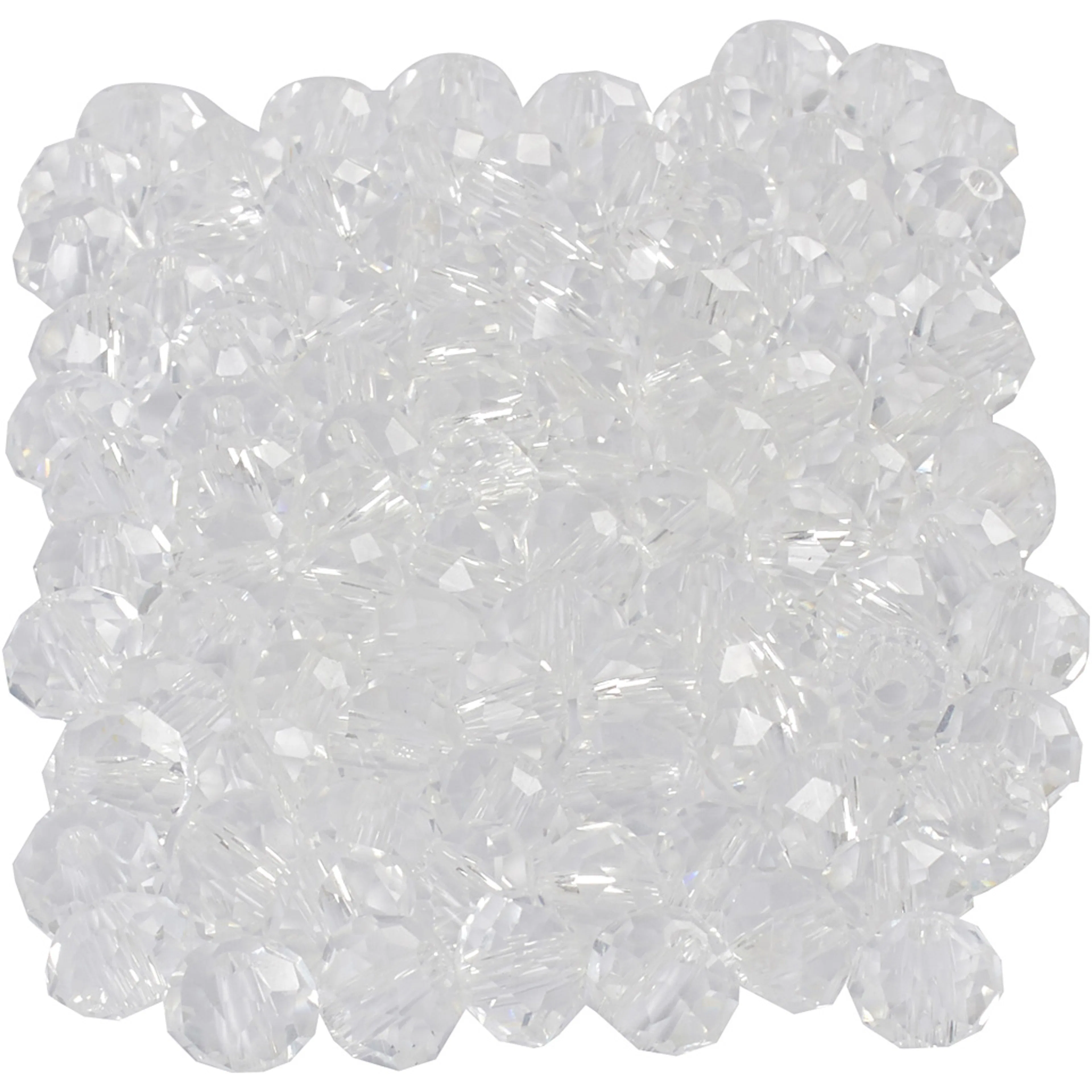Facettperler Creativ Company Str 5x6 mm Hullstr 1 mm 100 stk/1 Pk