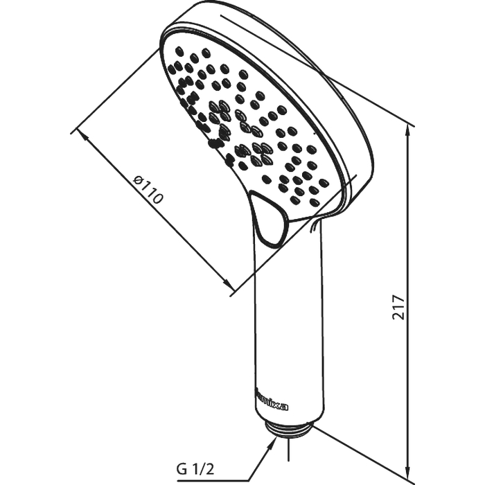 Handdusch Damixa Silhouet