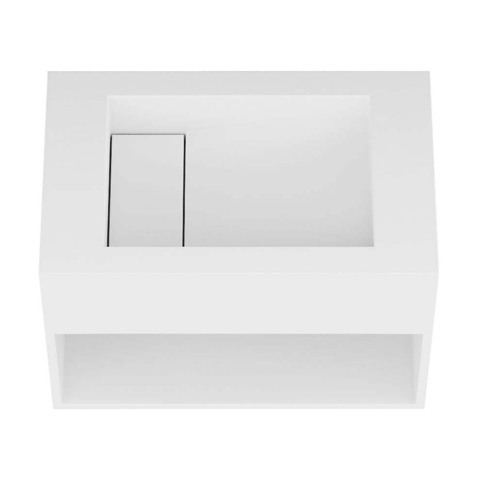 Servant Lavabo Asti med Hylle 500x350 mm