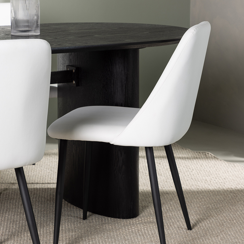 Spisegruppe Venture Home Isolde med 4 stk Night Stoler