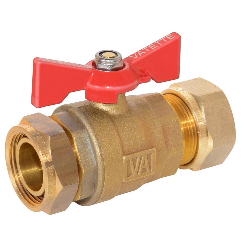 Kuleventil Vatette 22xG20 Rett Løp