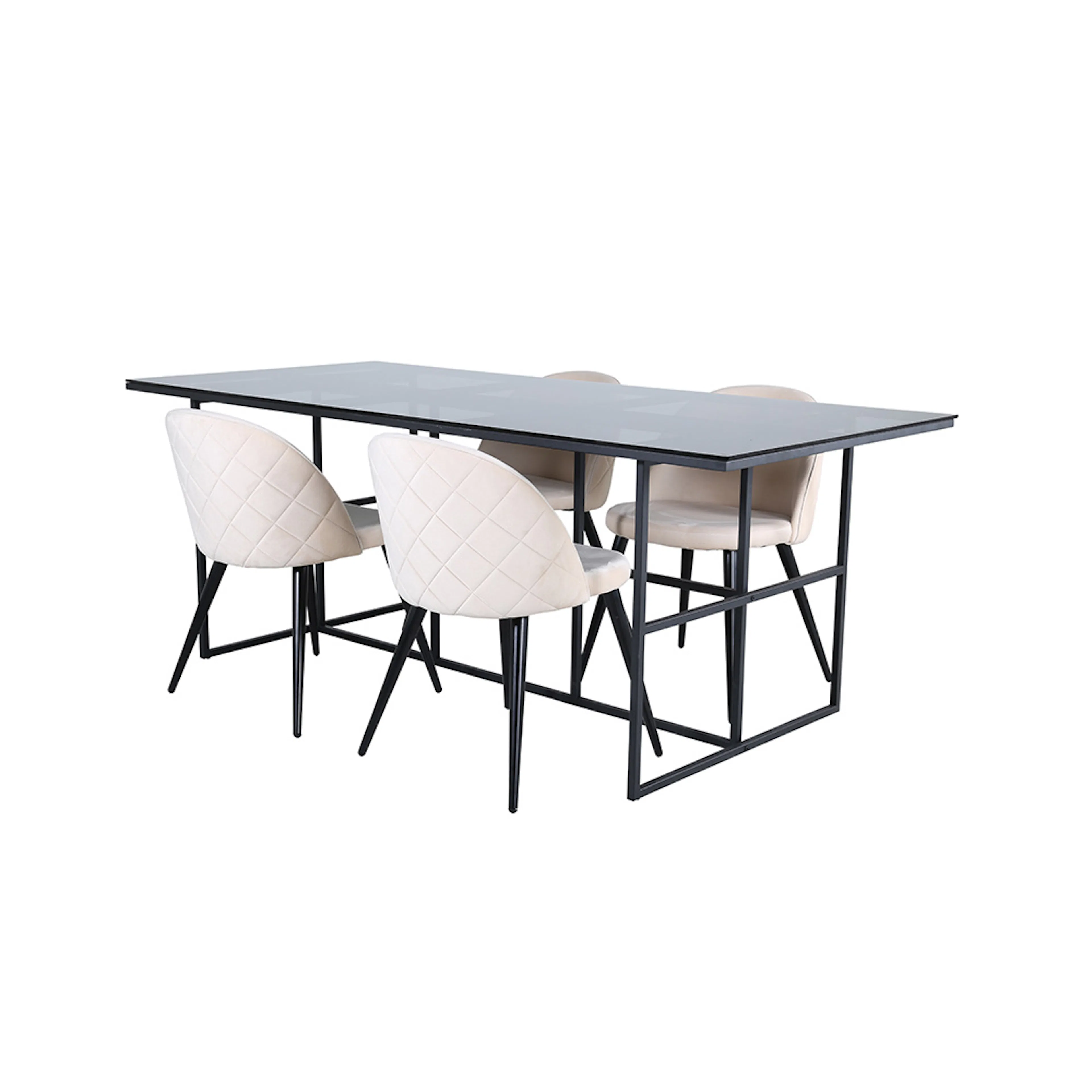Spisegruppe Venture Home Lund Spisebord og Valentina Stitcthes Spisestol