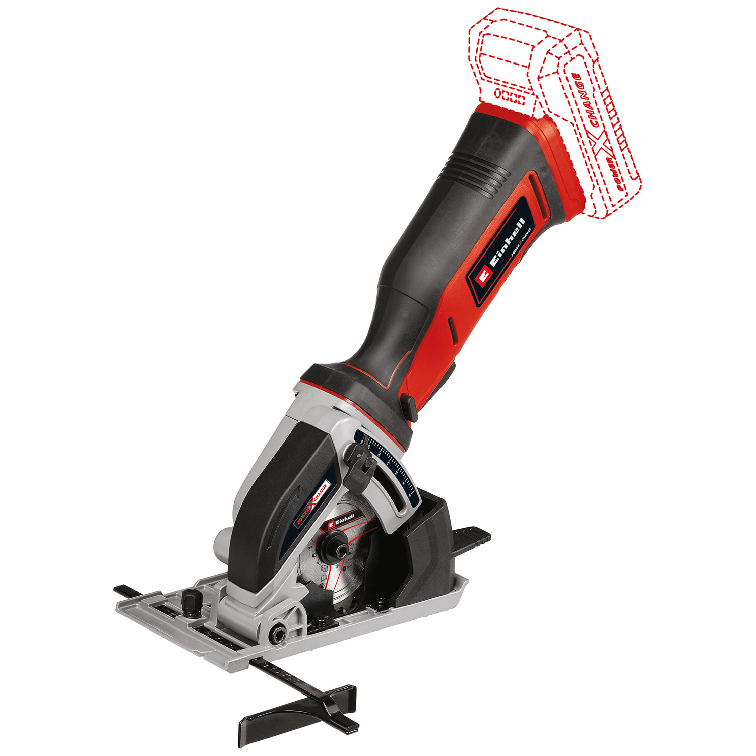 Mini-sirkelsag Einhell TE-CS 18/89 Li - Solo Trådløs uten Batteri
