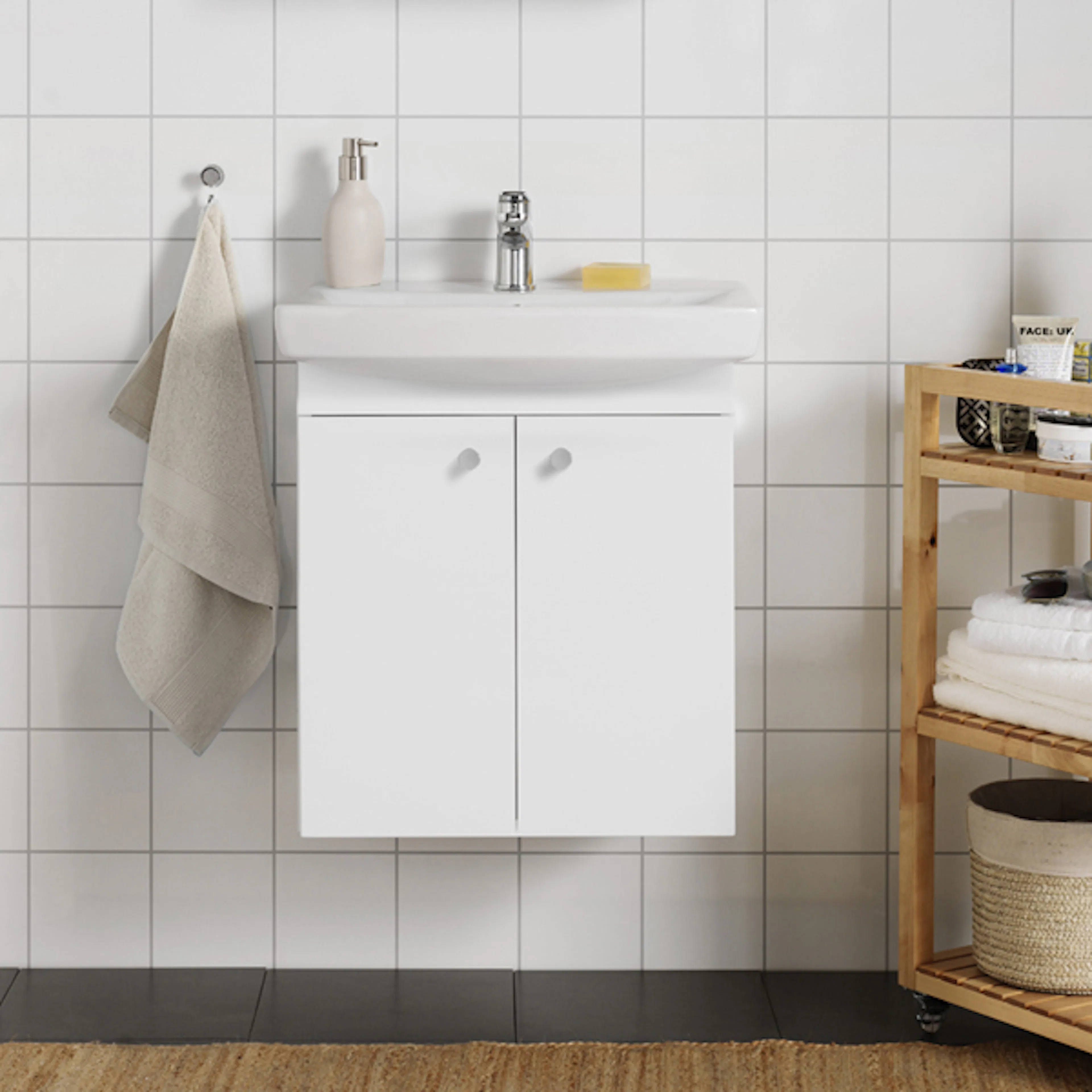Servantskap Hafa Life Hvit Matt 600