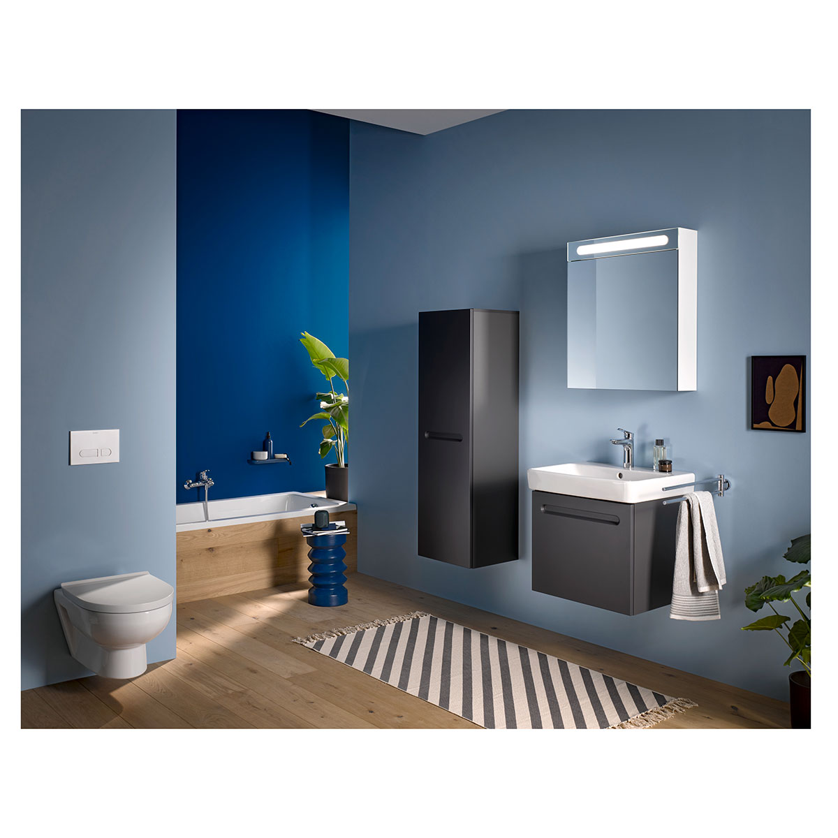 Vegghengt Toalett Duravit No.1 Rimless med Toalettsete