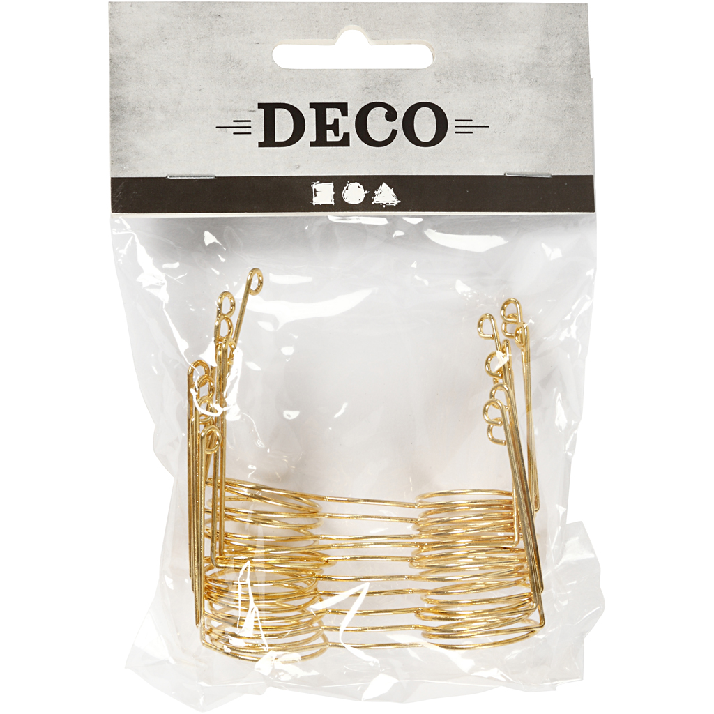 Briller Creativ Company Gull 10 stk/1 Pk