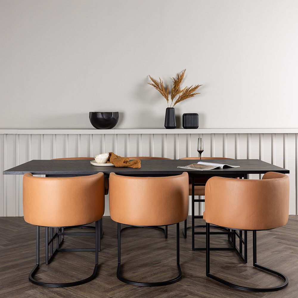 Spisegruppe Venture Home Ystad med 6 stk Simrishman Stoler