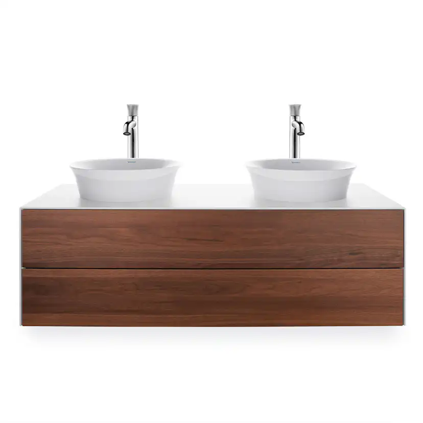 Servant Duravit White Tulip til Benkeplate Hvit Høyblank 430 mm