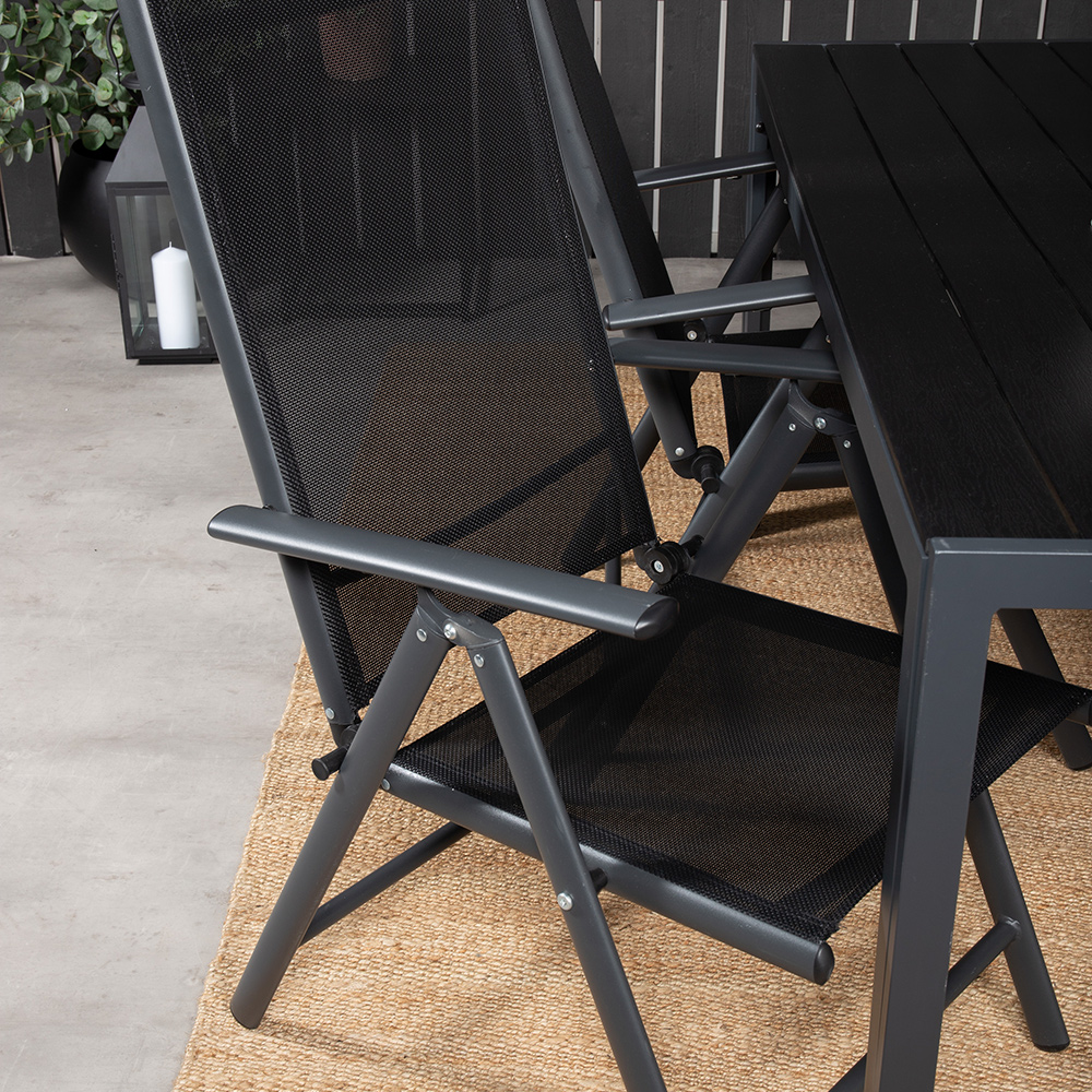Spisegruppe Venture Home Bront 150 med 4 Bront Stoler
