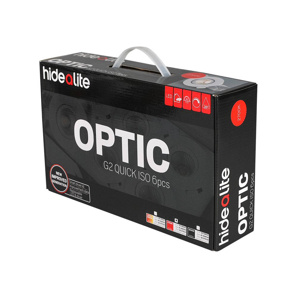 Downlight Optic G2 Q ISO 6p Hvit 930