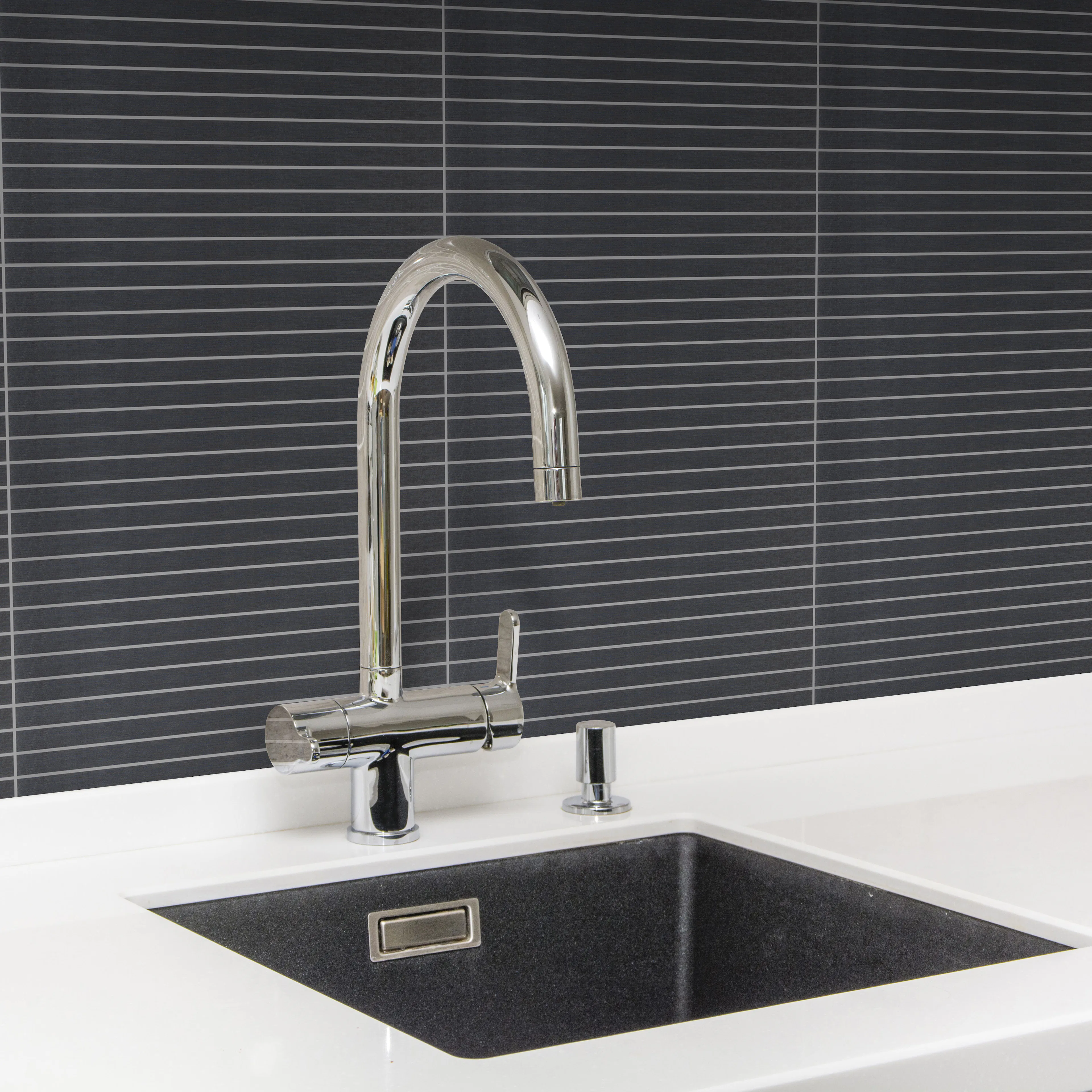 Klinker Arredo Bamboo Sort Mosaic 1x30 cm