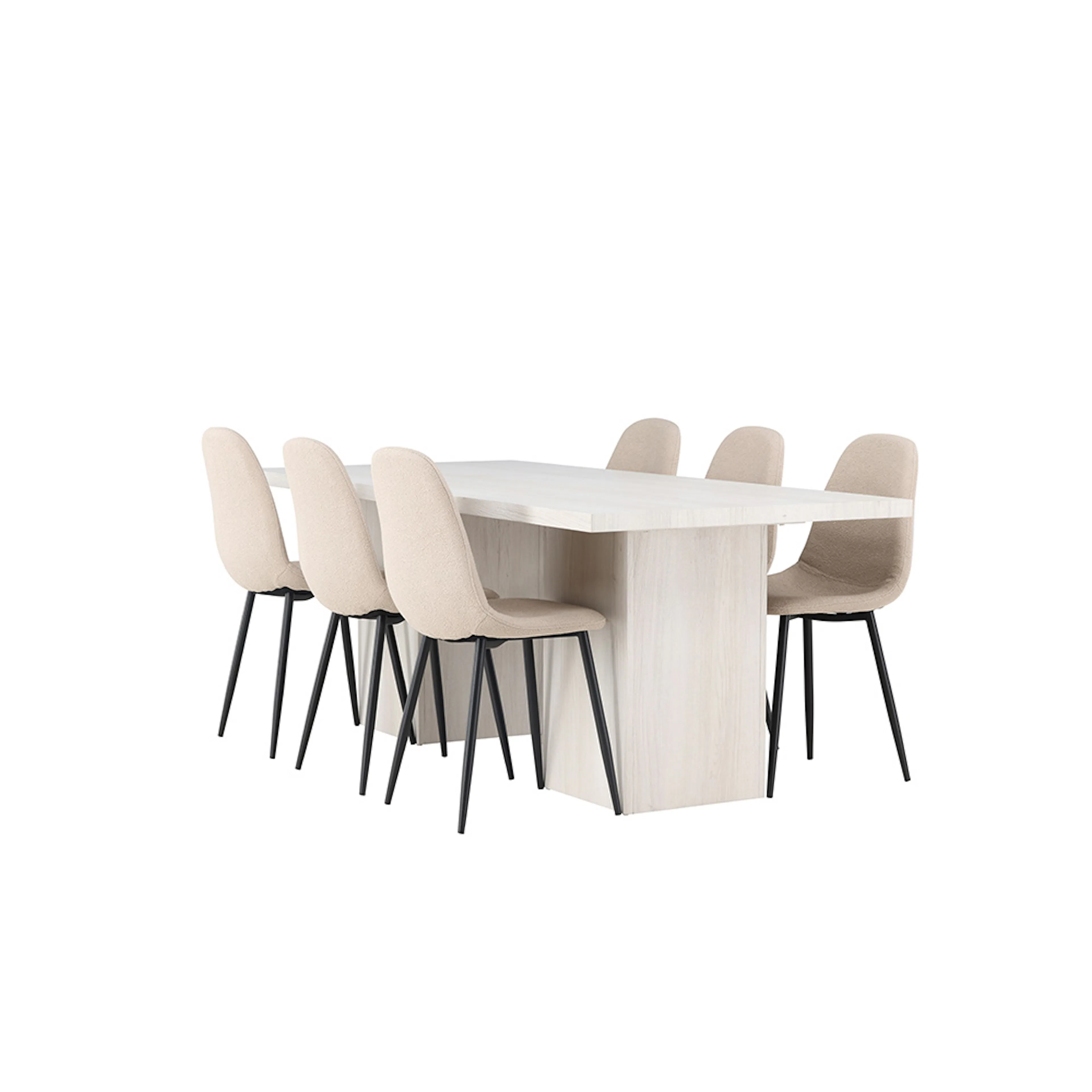 Spisegruppe Venture Home Olga med 6 Polar Stoler