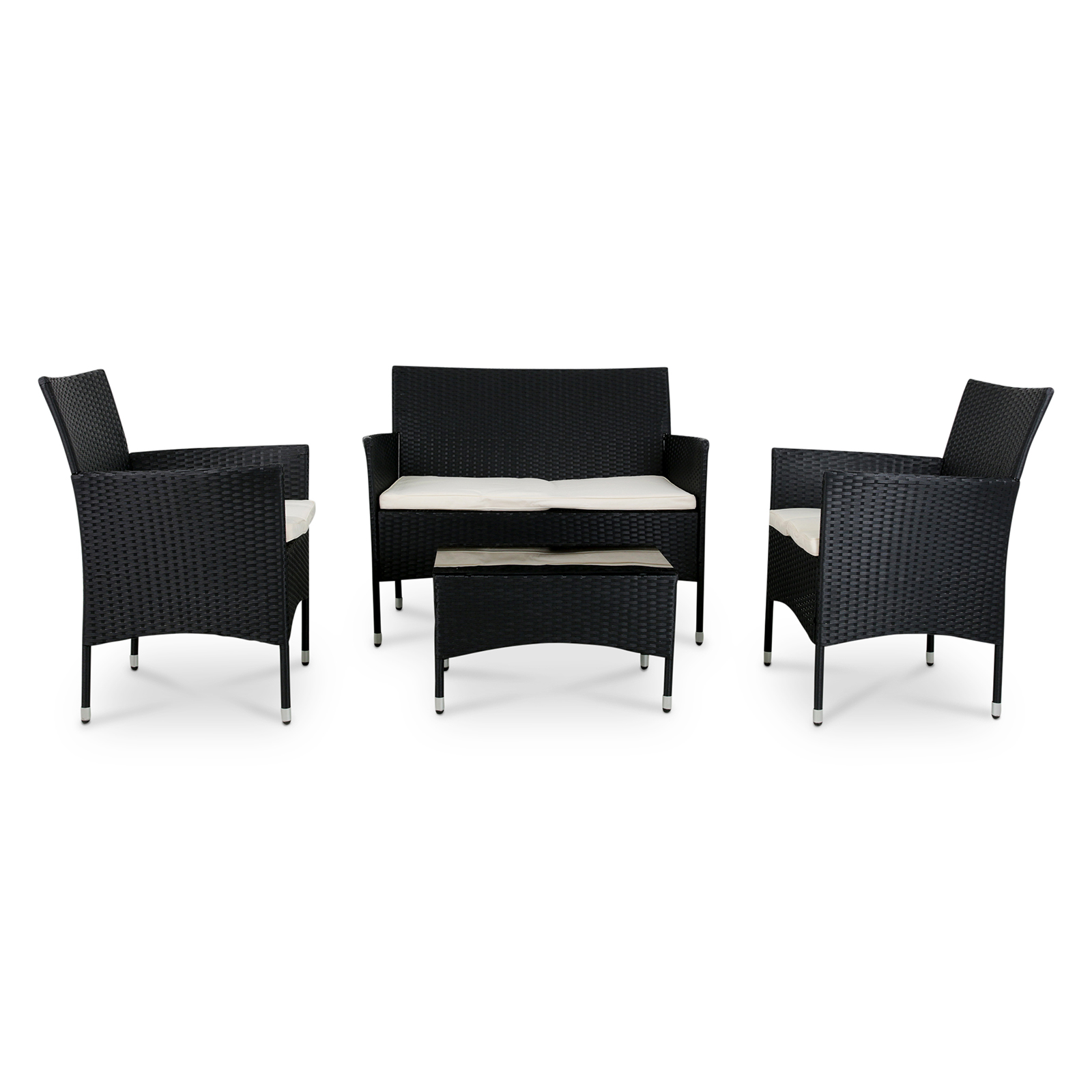 Loungesett Lyfco Fjällbacka for Balkong Sort
