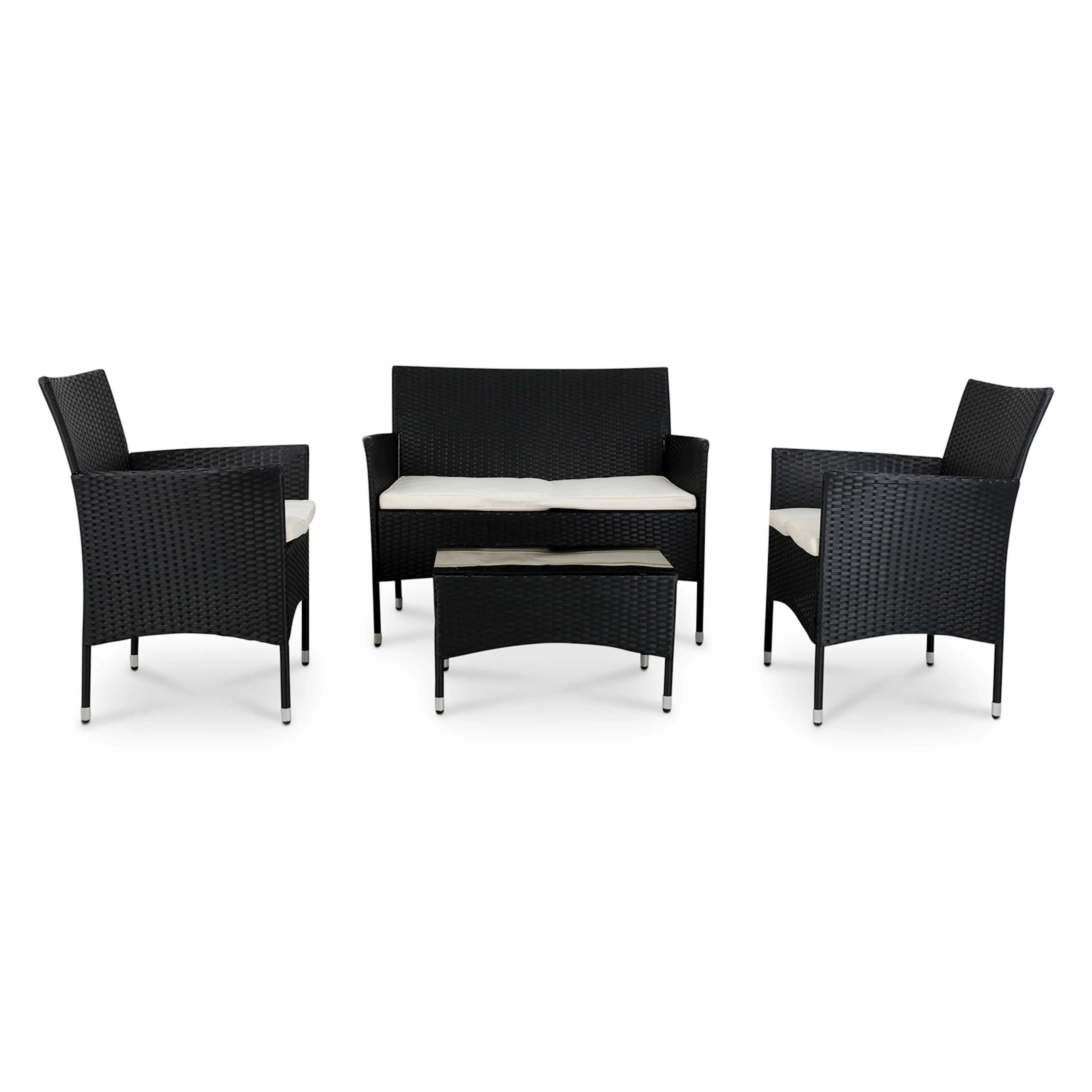 Loungesett Lyfco Fjällbacka for Balkong Sort