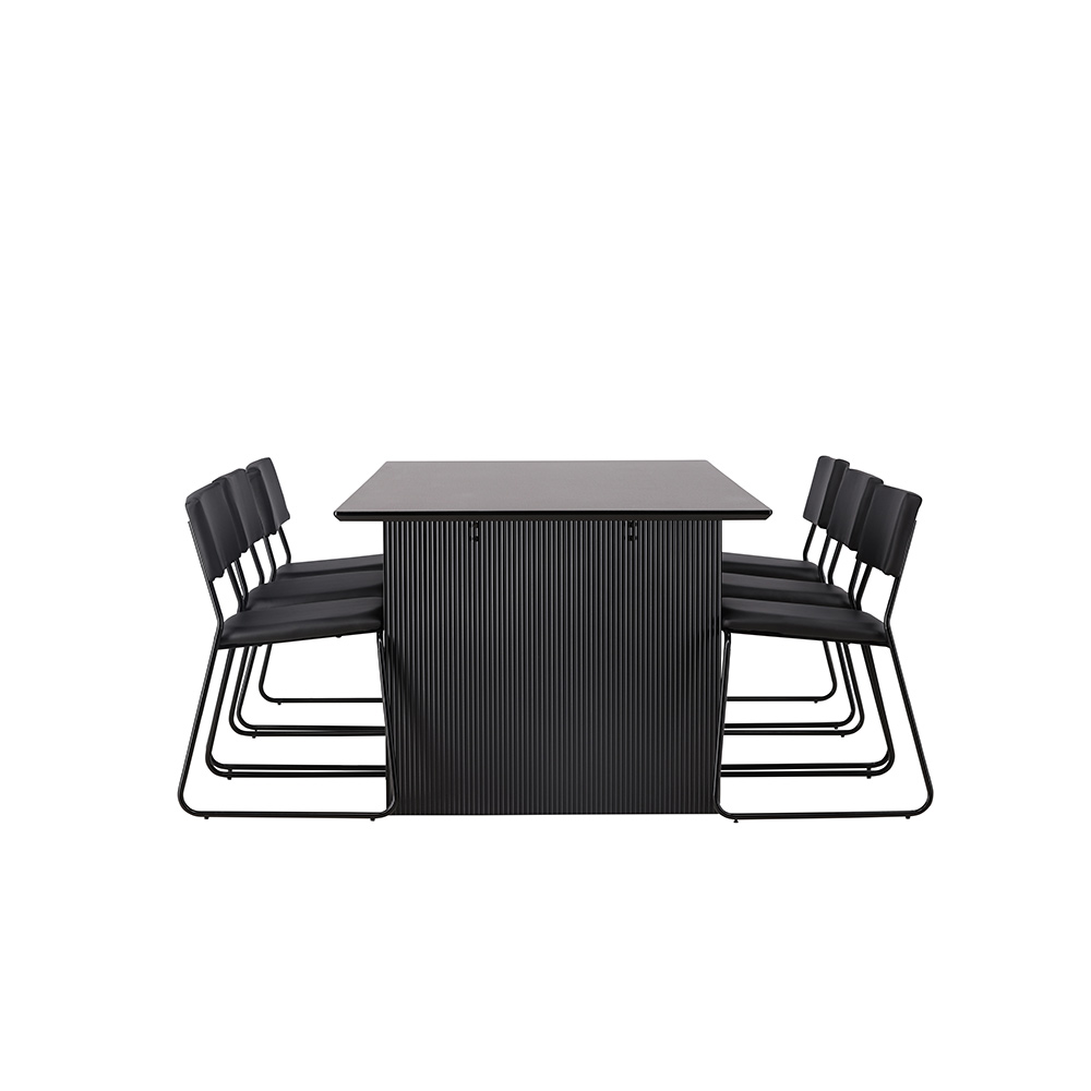 Spisegruppe Venture Home Vail med 6 Kenth Stoler