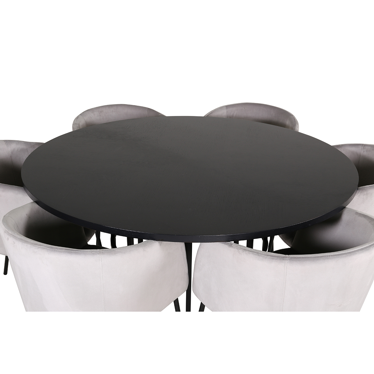 Spisegruppe furniture/fashion Copenhagen Ø140 cm med 6 Berit Stoler
