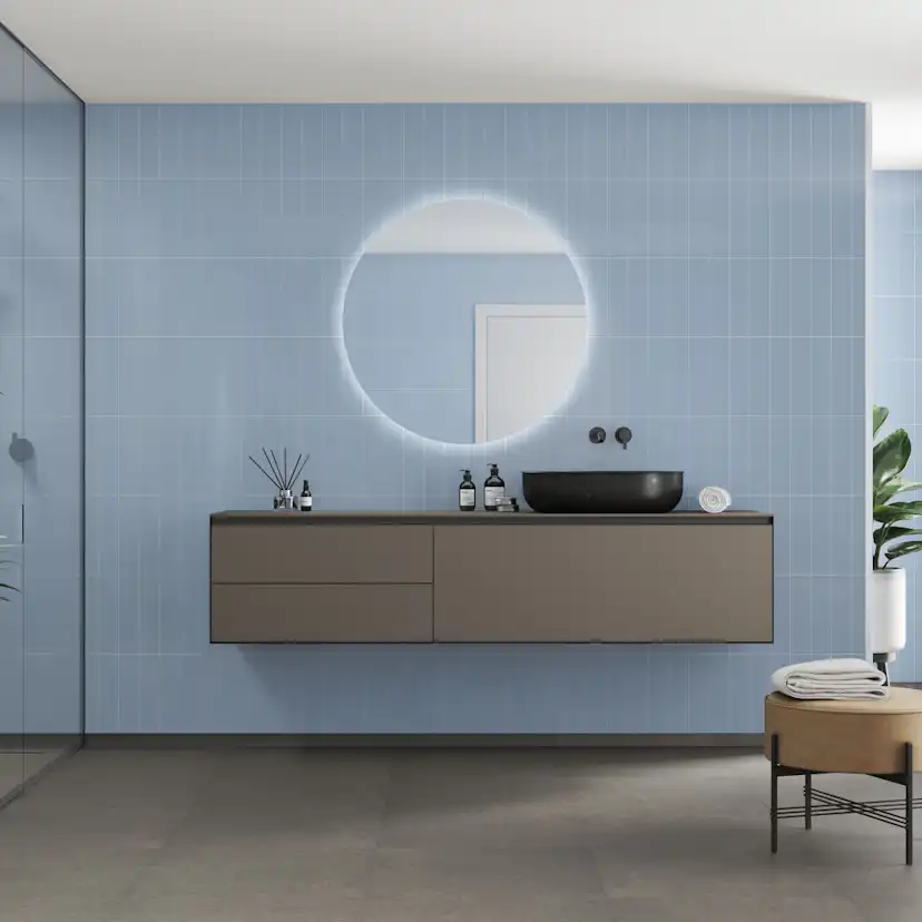 Baderomspanel Fibo 5203-M0830 Frozen Blue