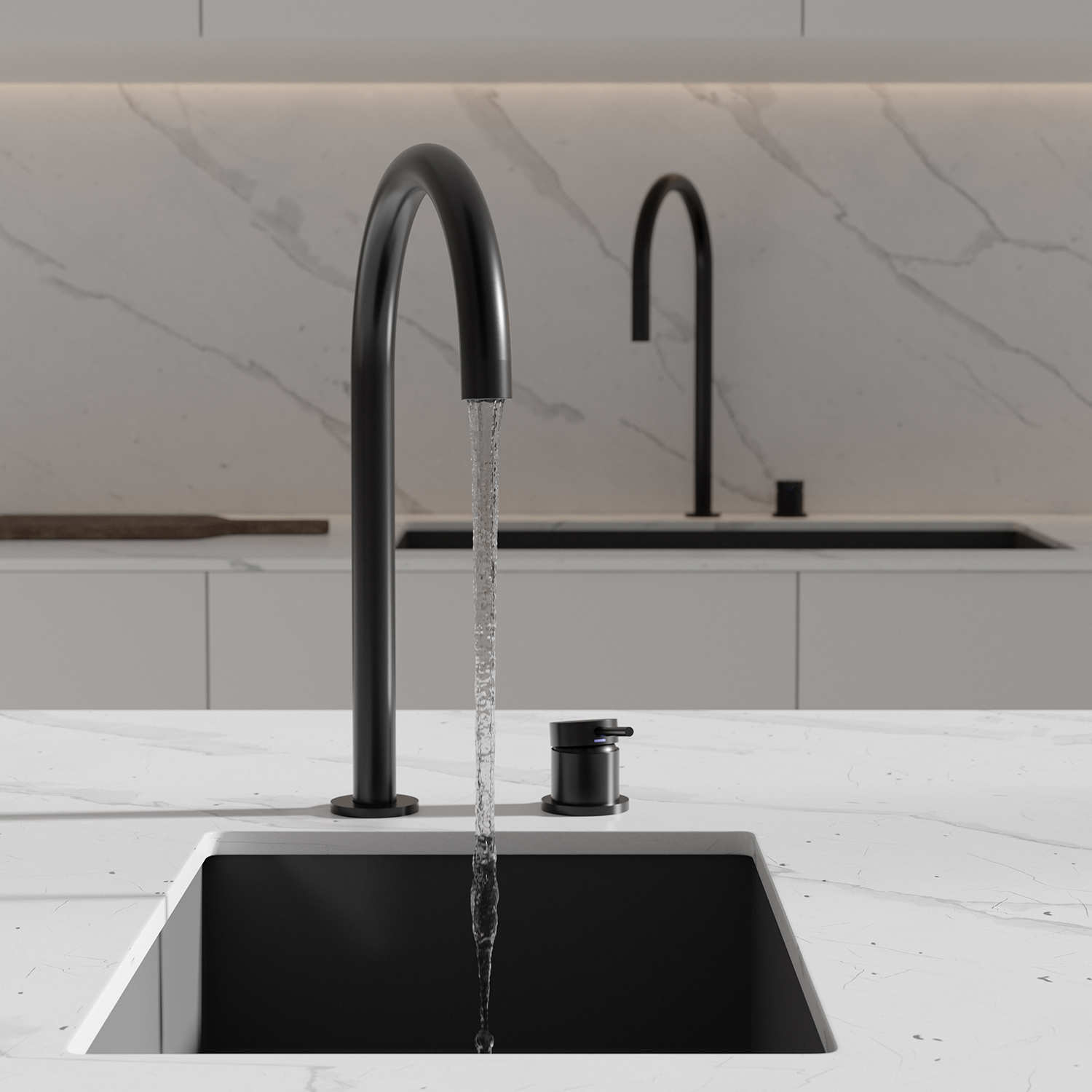 Kjøkkenbatteri Scandtap Steel Harmonized K2
