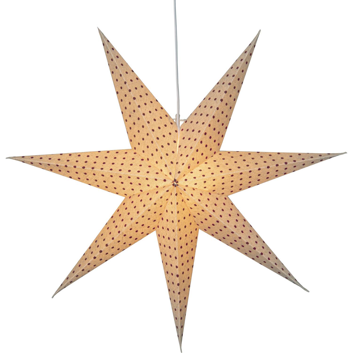 Adventstjerne Star Trading Cotton Prikk