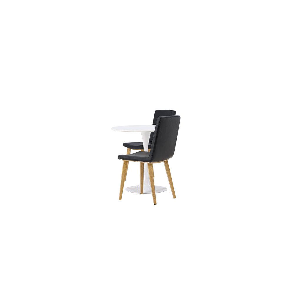 Spisegruppe Venture Home Hamden Ø80 cm med 2 stk Today Stoler