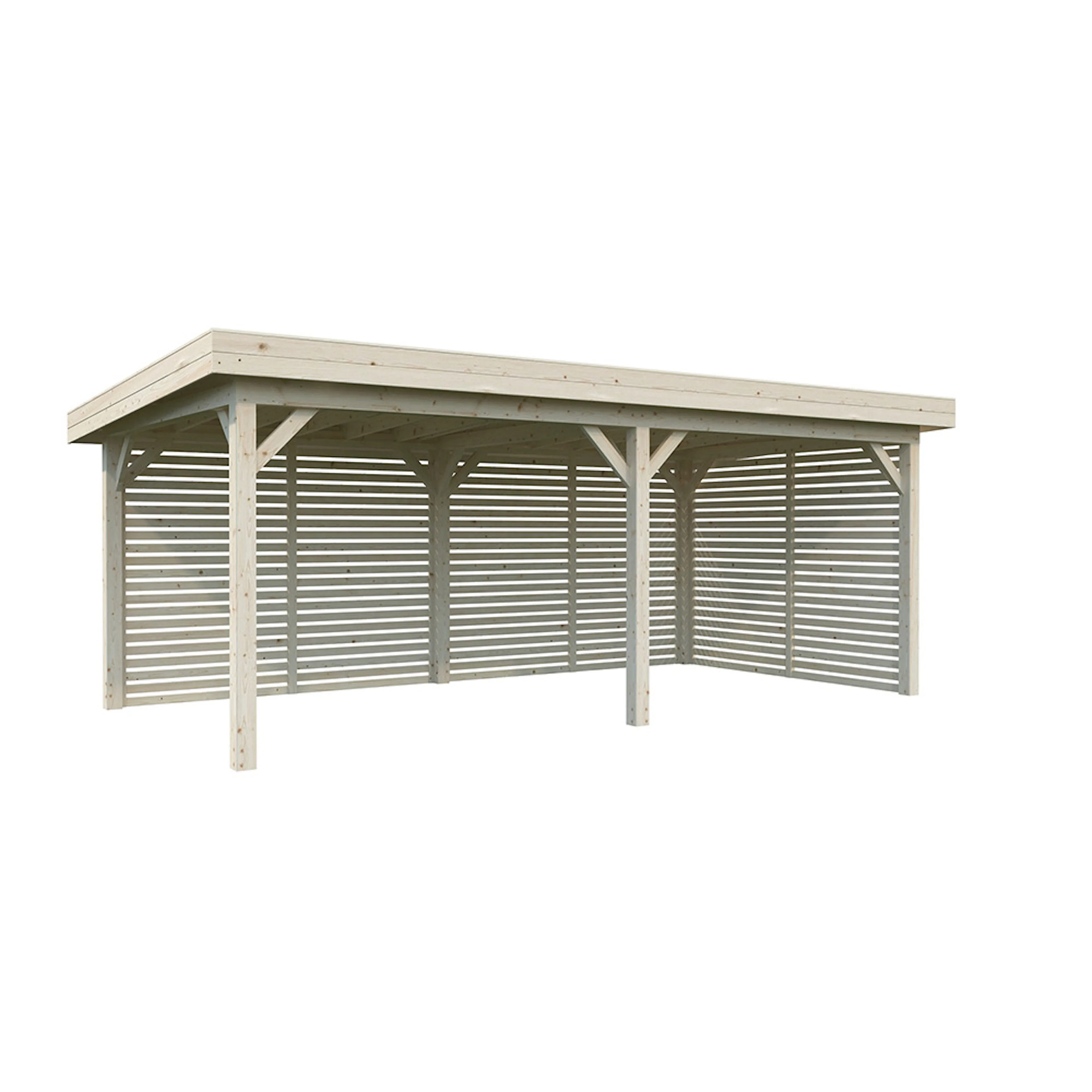 Lenna paviljong 16,6 m2 Set 309 Ubehandlet Tre
