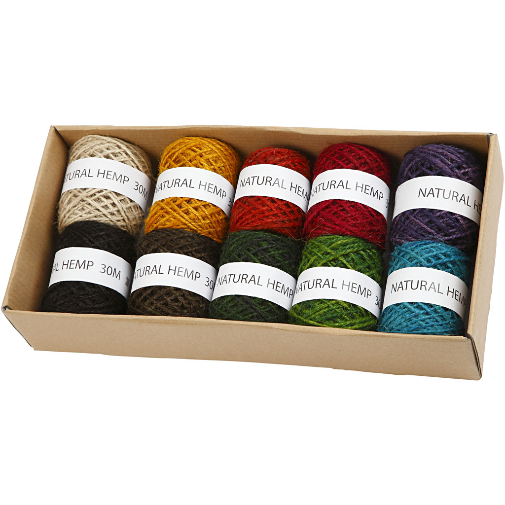 Naturhamp Creativ Company Sortiment Ass Farger 10x30 m/1 Pk