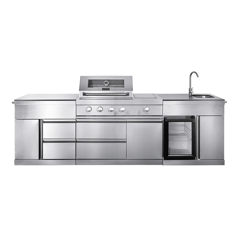 Frittstående Utekjøkken Myoutdoorkitchen Pure Plus Rustfritt