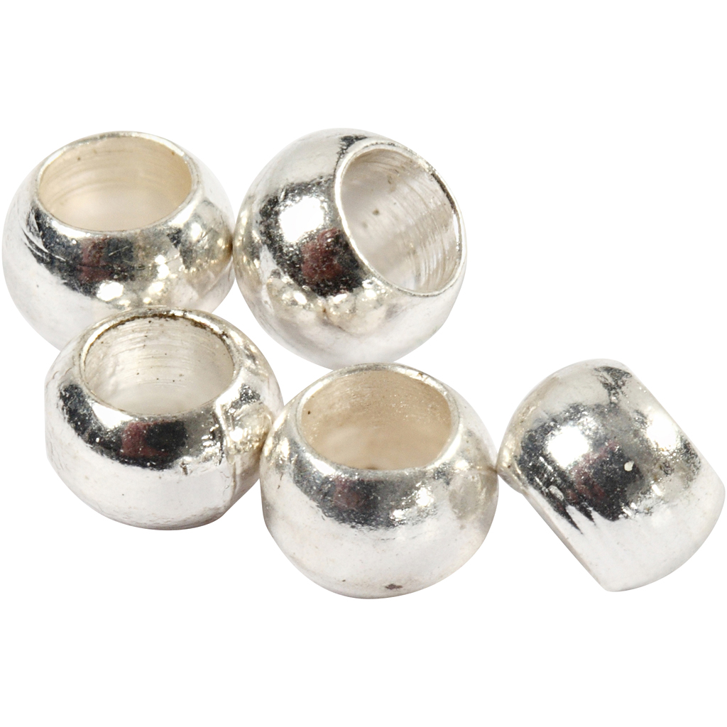 Wireklemmer Creativ Company Forsølvet 2 mm 1 Pk