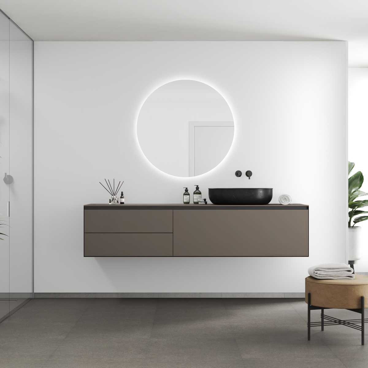 Baderomspanel Fibo 2094-T00 White