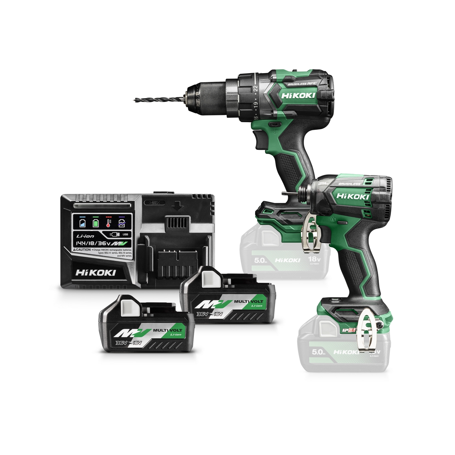 Verktøypakke Hikoki Power Tools KC18DC(DS/WH) HSC