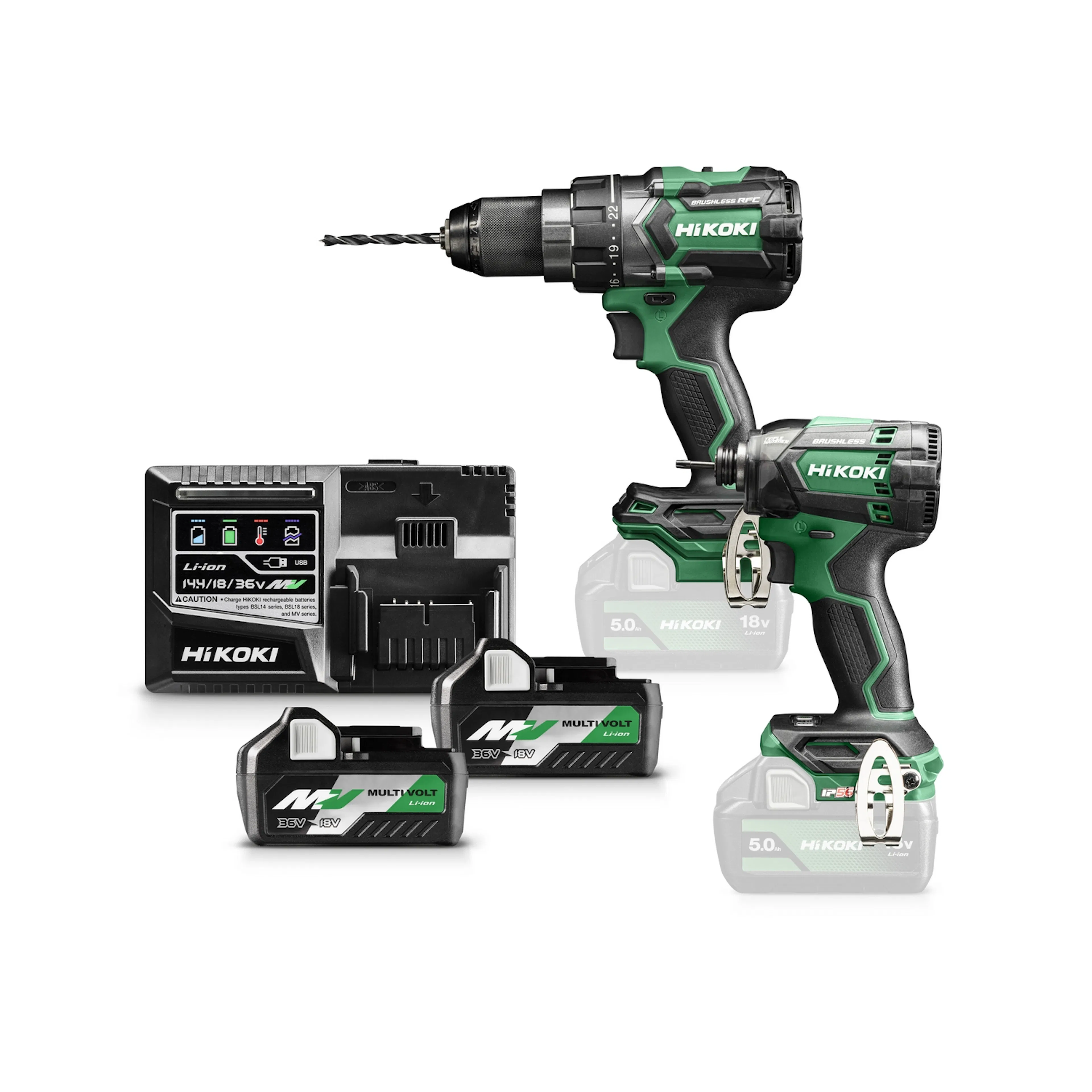 Verktøypakke Hikoki Power Tools KC18DC(DS/WH) HSC