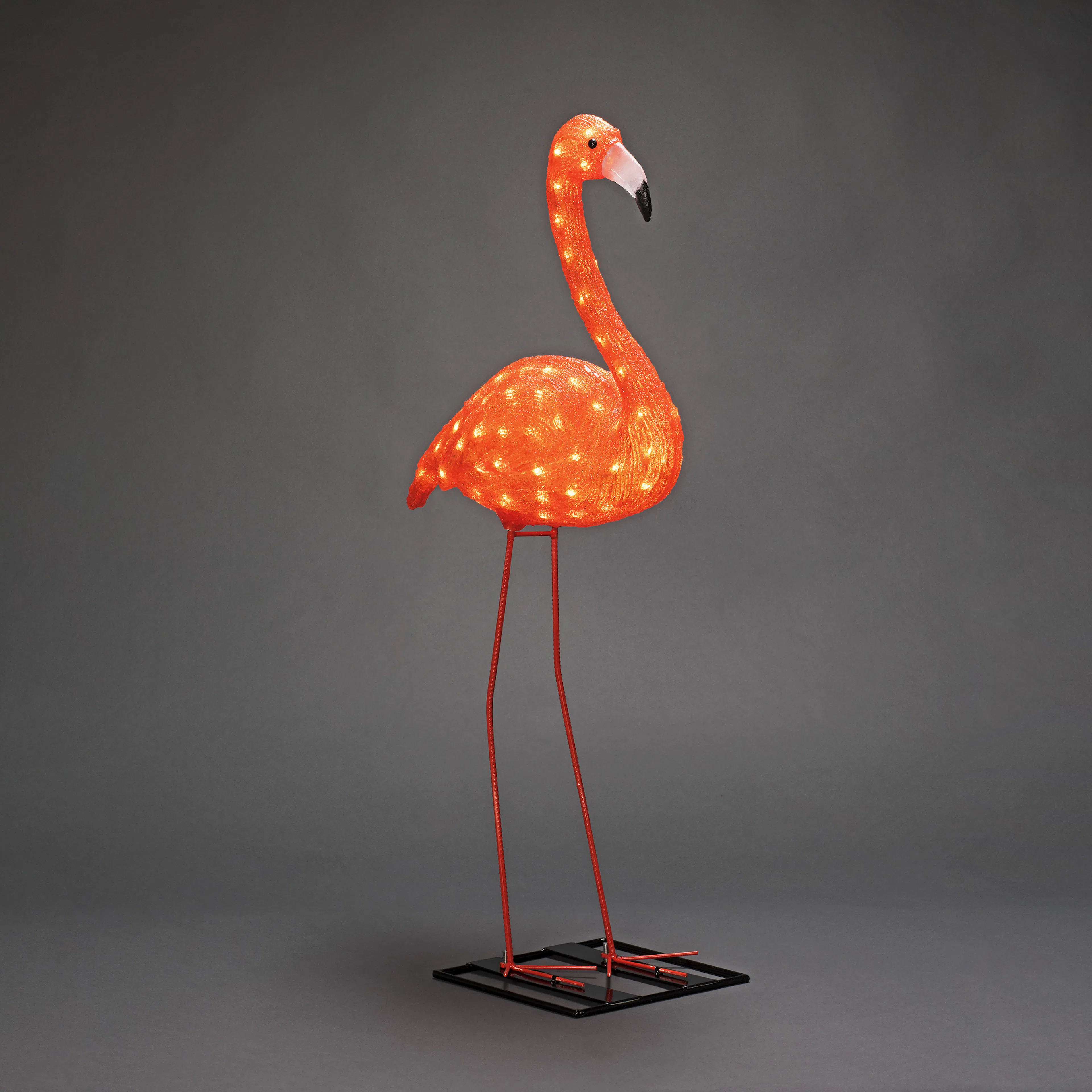Flamingo akryl 110cm LED Høyde: 110 cm