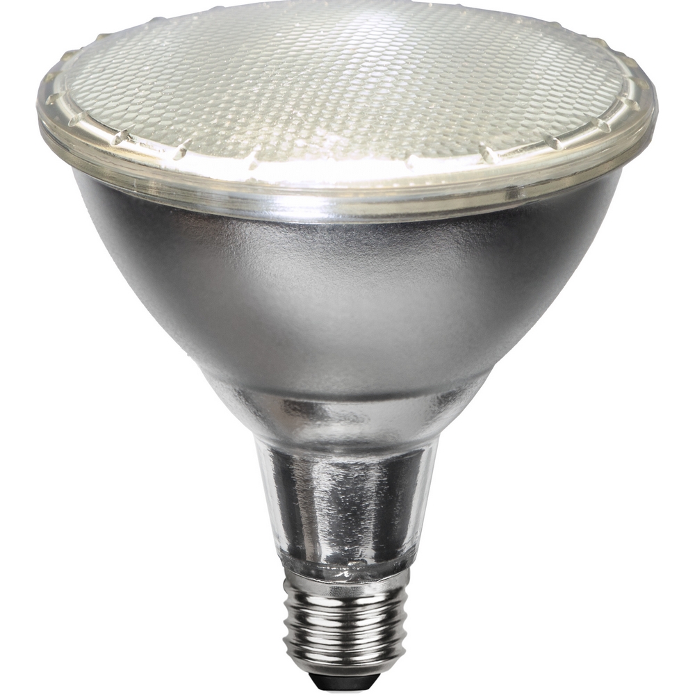 LED-Lampe Star Trading E27 PAR38 Spotlight Outdoor Sølv