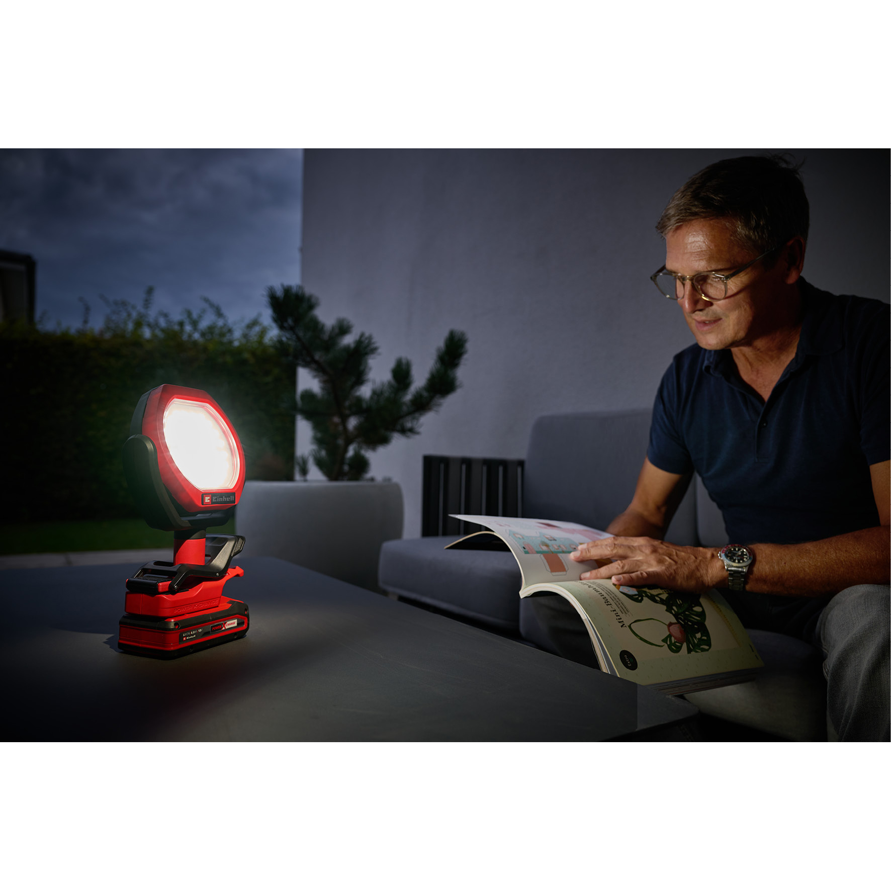 Utendørslampe Einhell GC-OL 18/1500 Li-Solo Ledningsfri uten Batteri