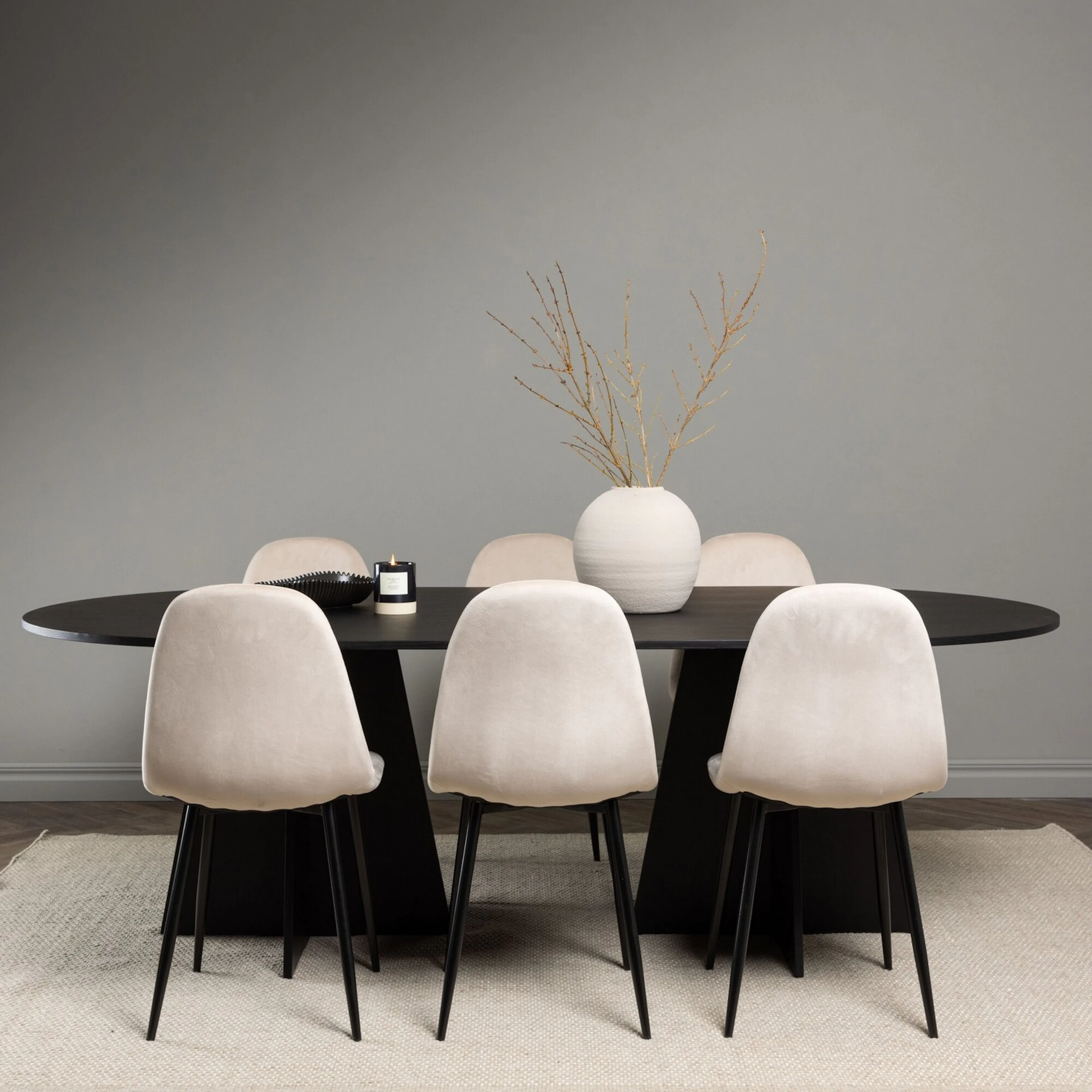 Svart/Beige